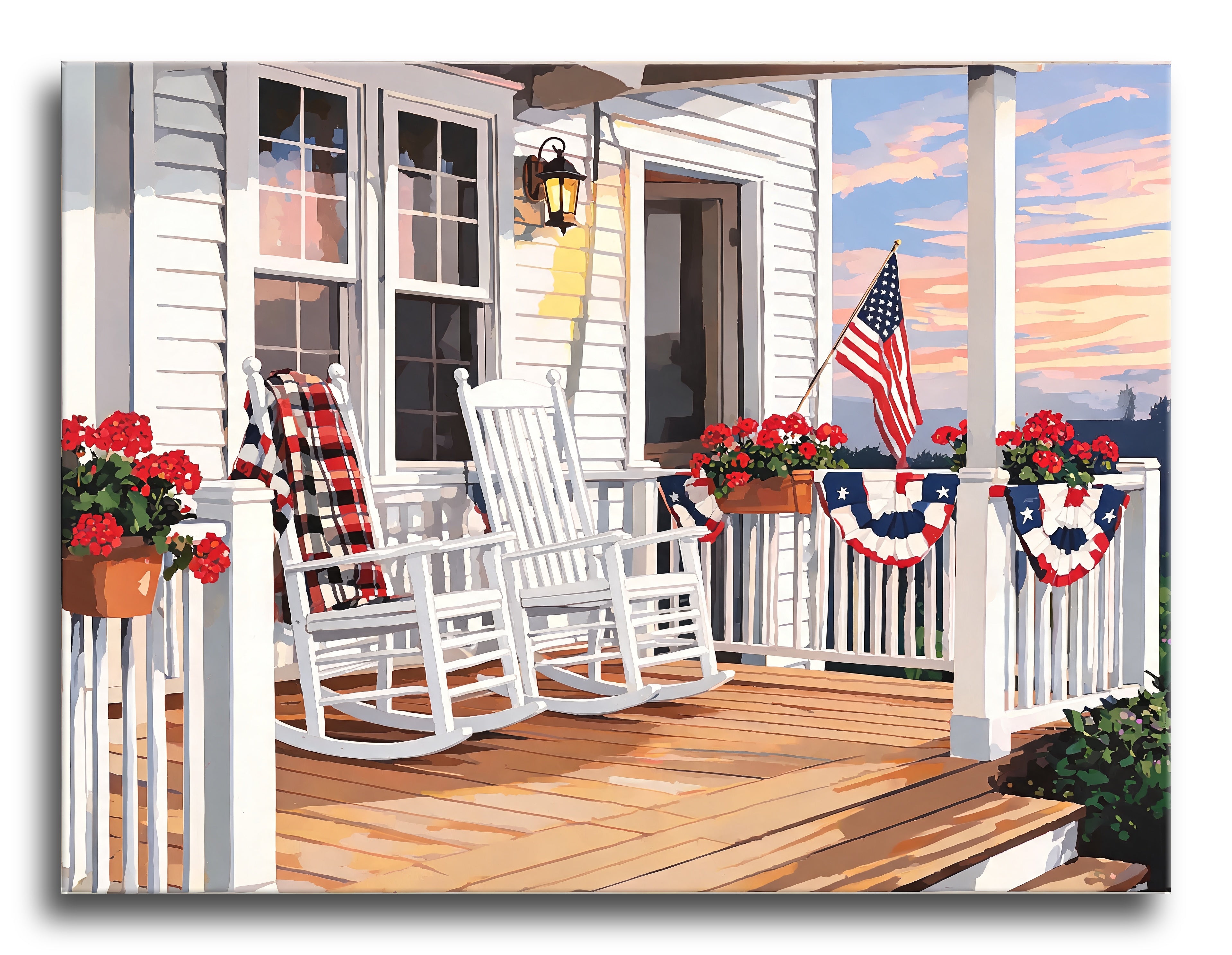 Farmhouse Porch Bunting - Escape by Numbers
