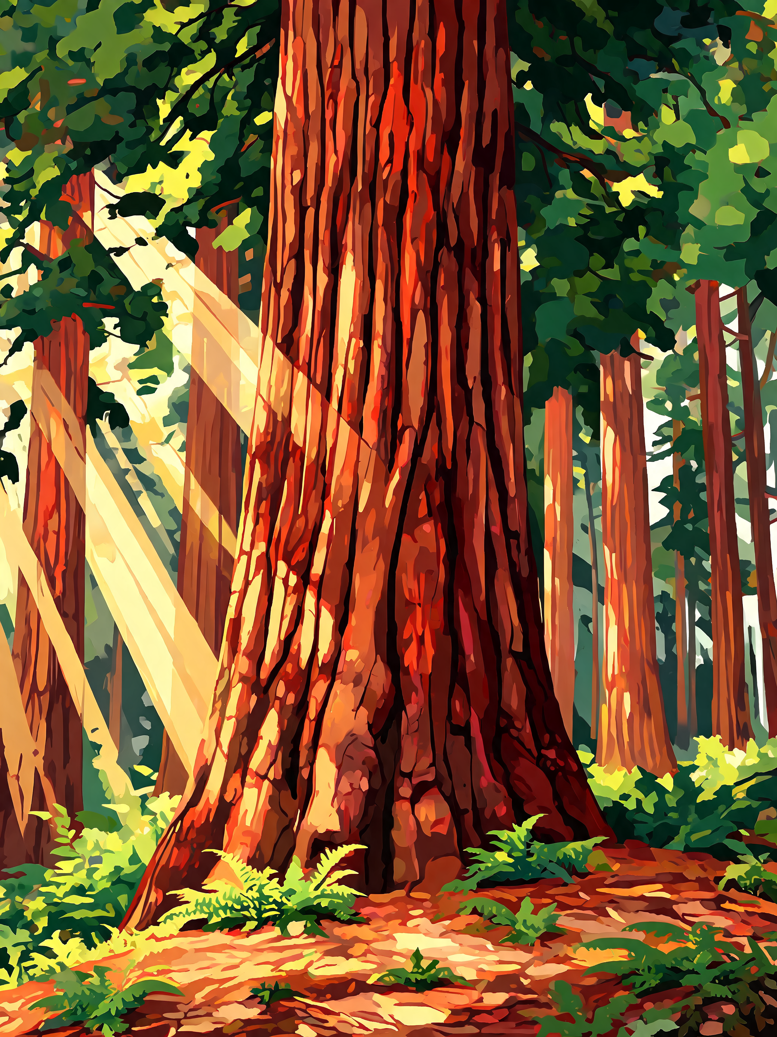 Giant Sequoia Tower - Escape by Numbers