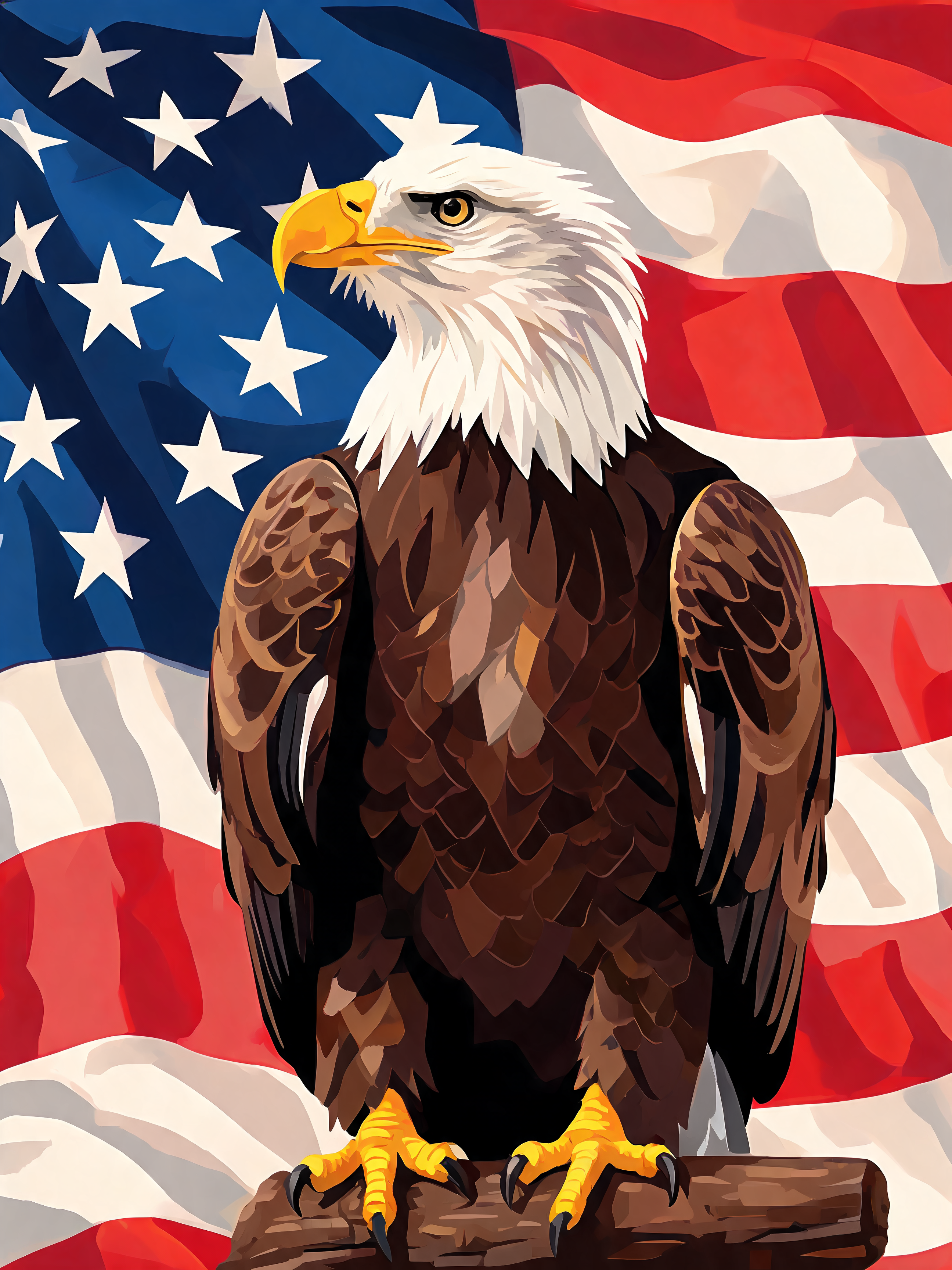 American Eagle Banner - Escape by Numbers