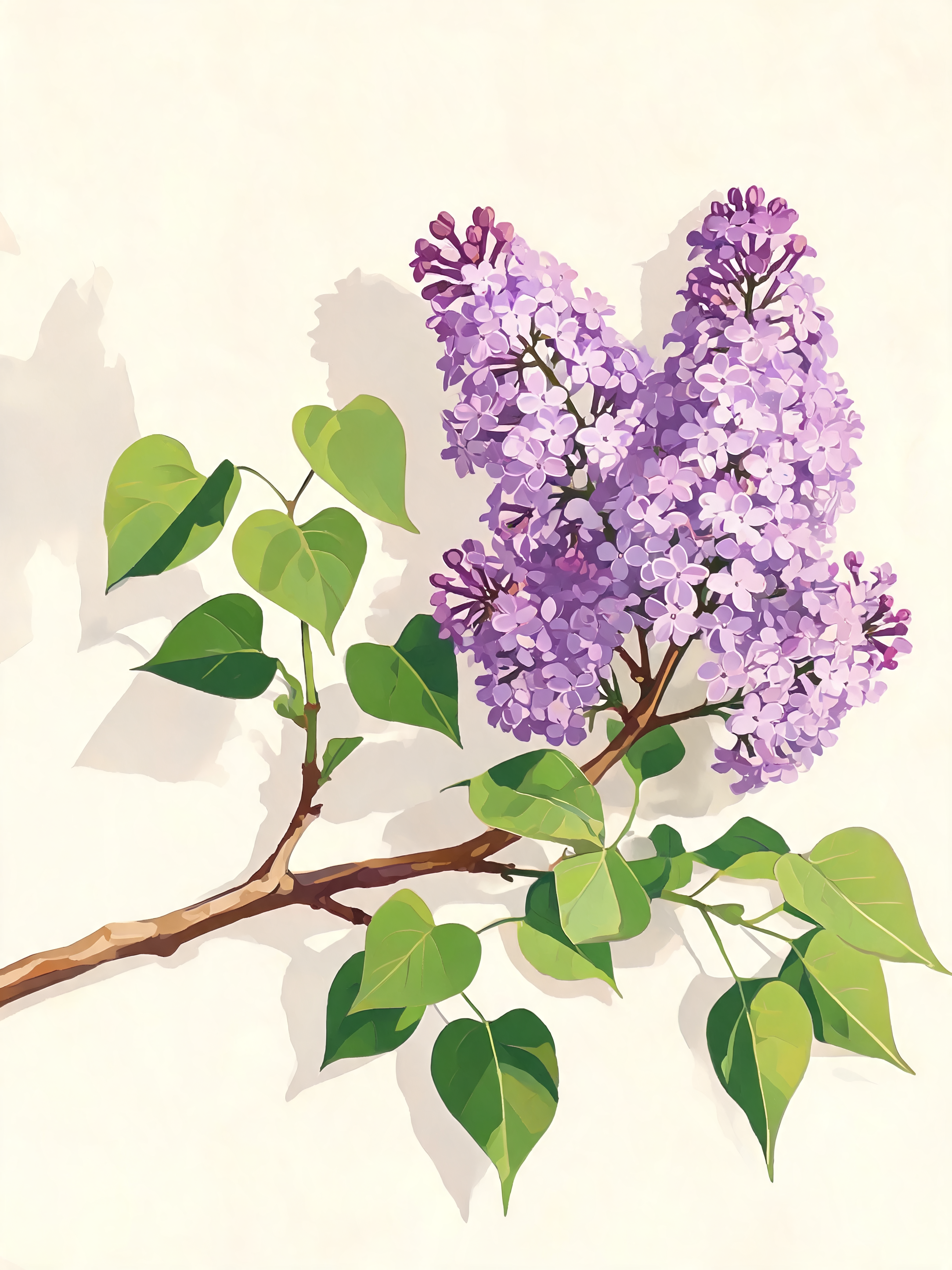 Lilac Bloom Cluster - Escape by Numbers