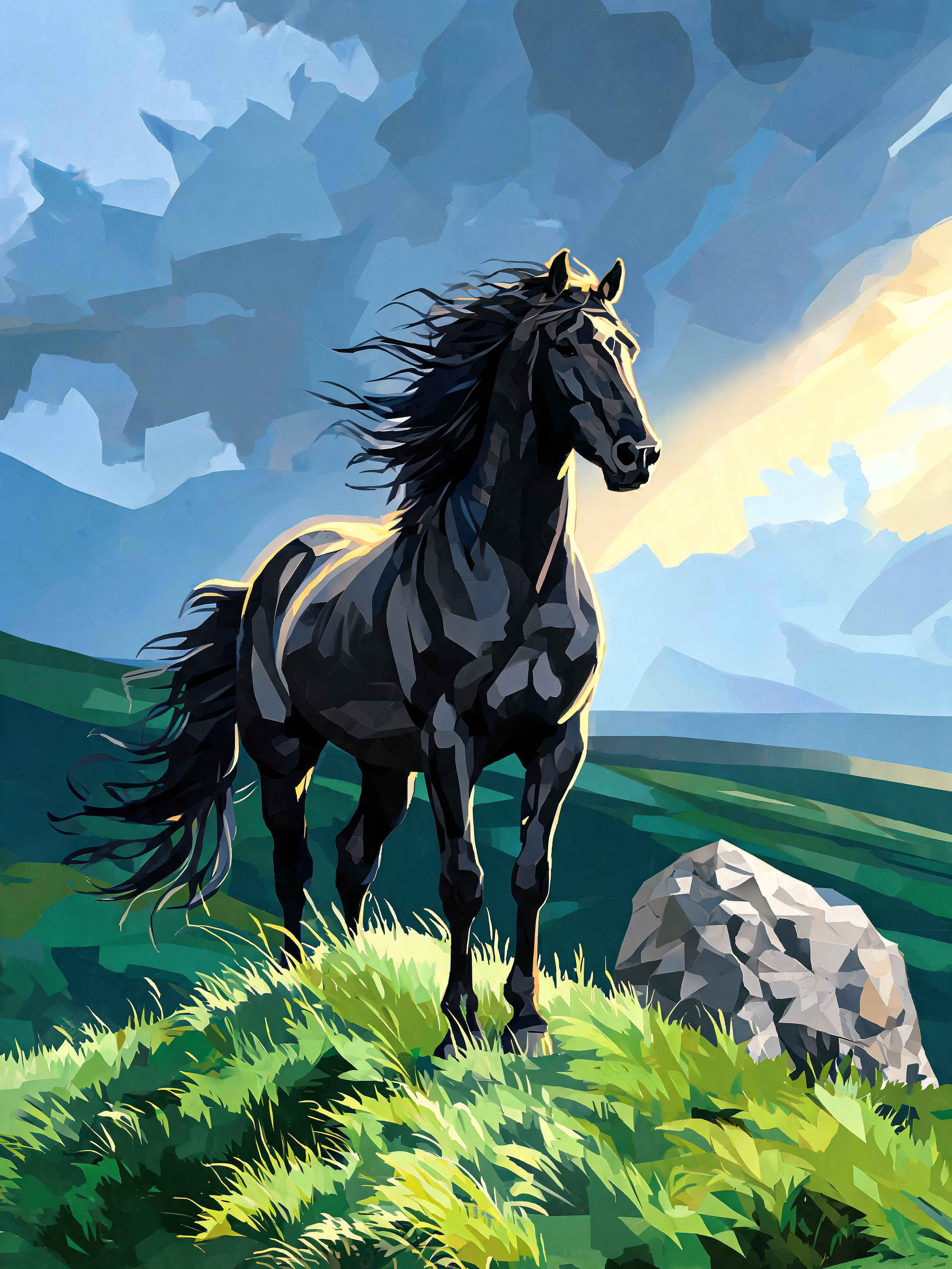 Storm Hill Stallion - Escape by Numbers