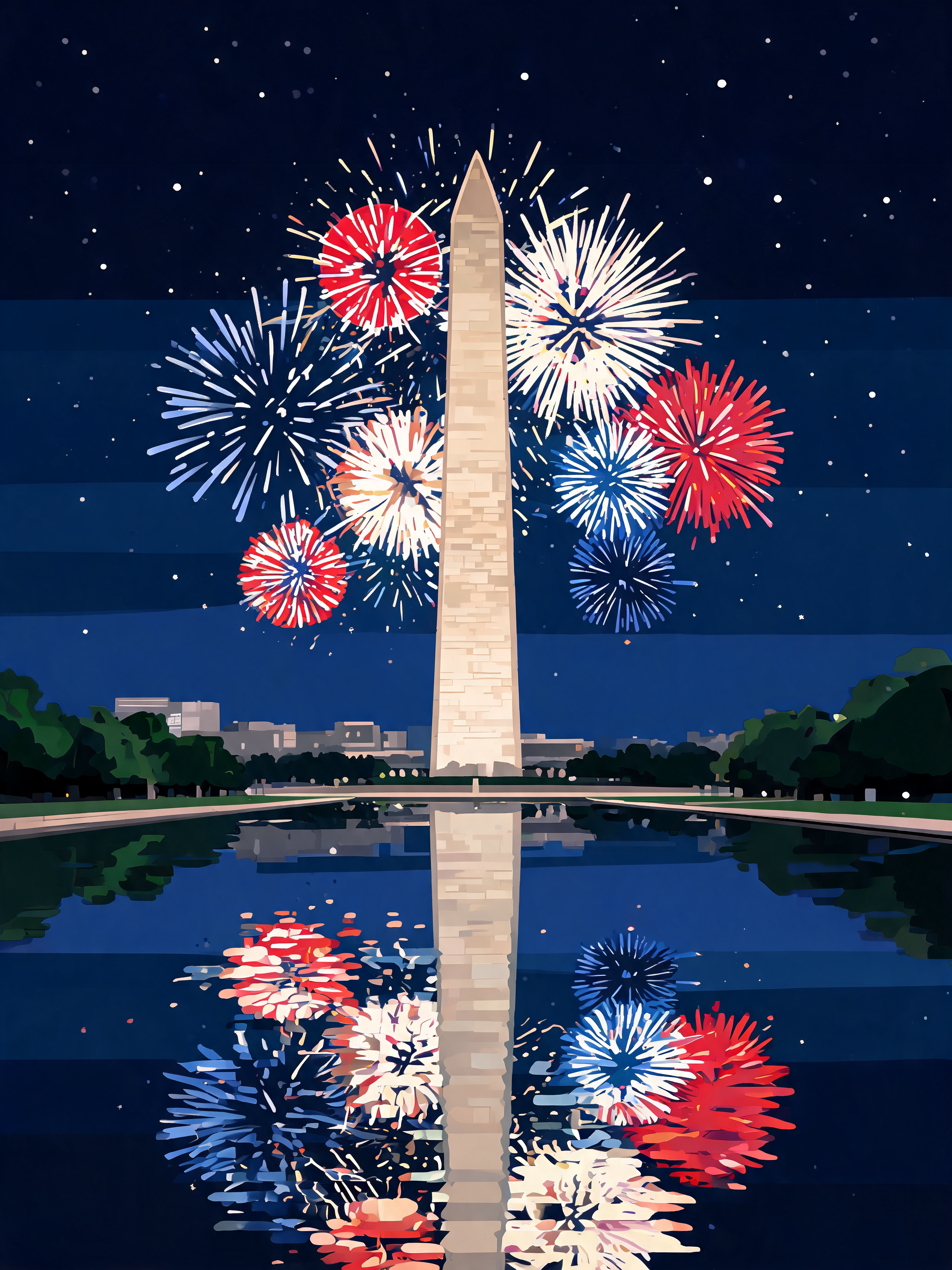 Capital Monument Fireworks - Escape by Numbers