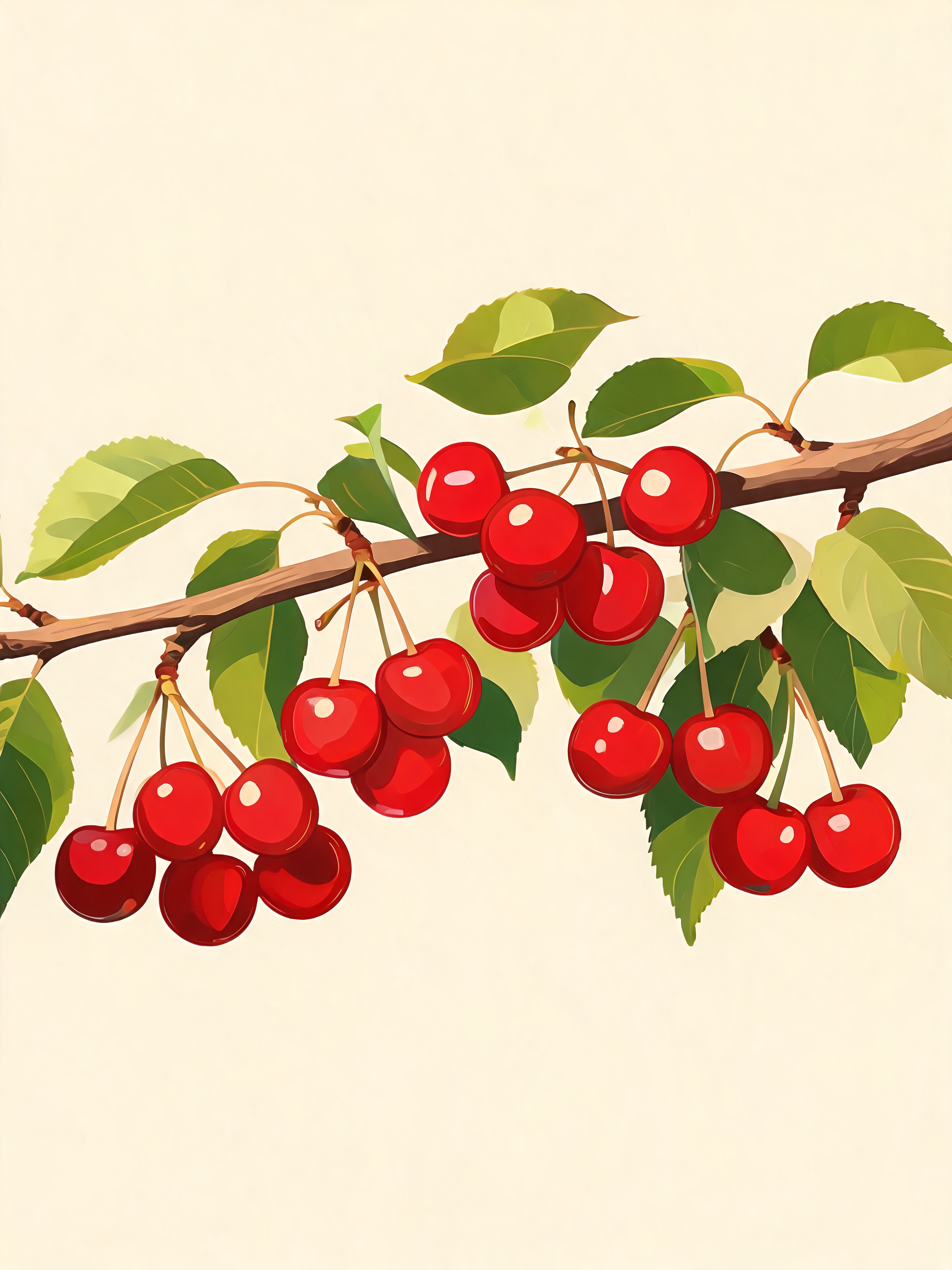 Ruby Cherry Cluster - Escape by Numbers