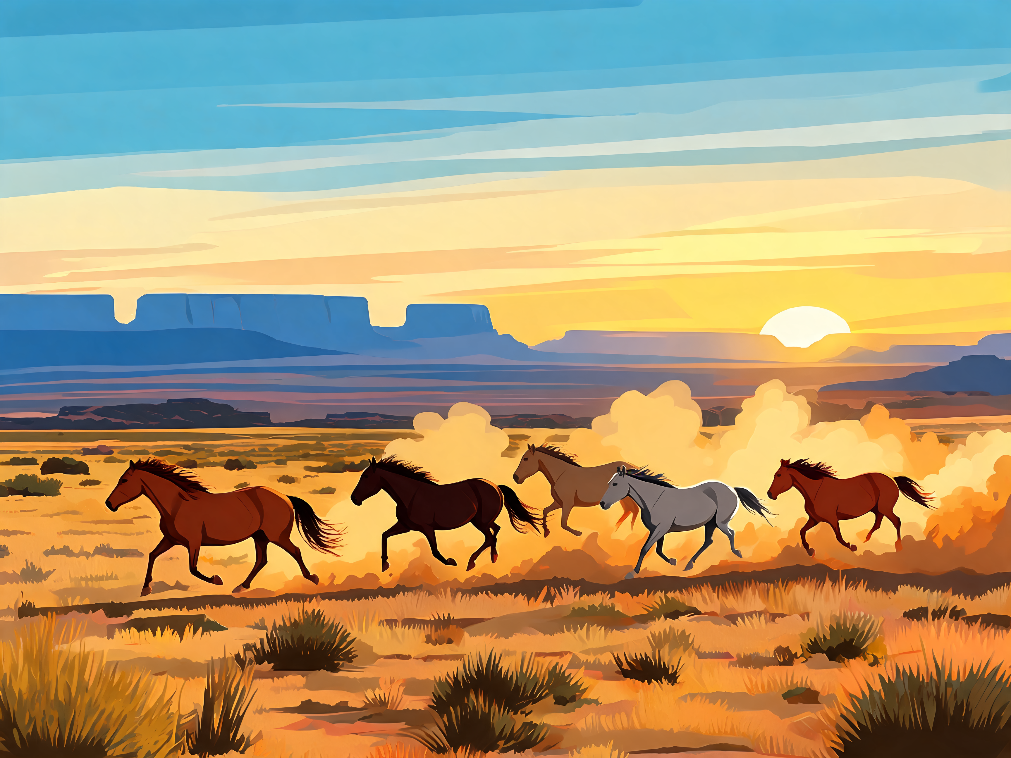 Thundering Mustang Band - Escape by Numbers