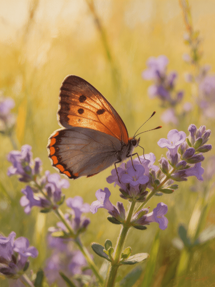 Small Copper Butterfly - Escape by Numbers