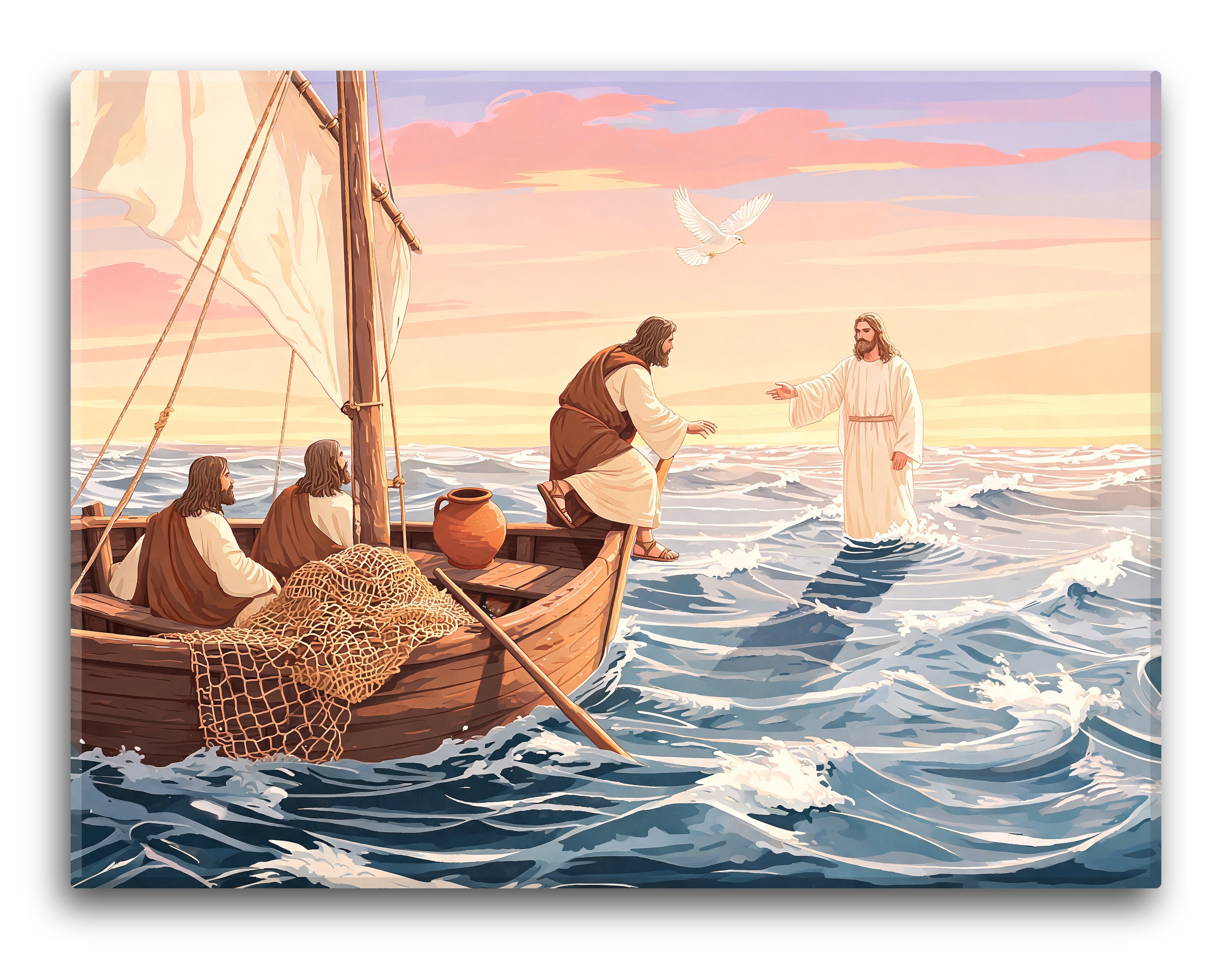 Stepping From The Boat