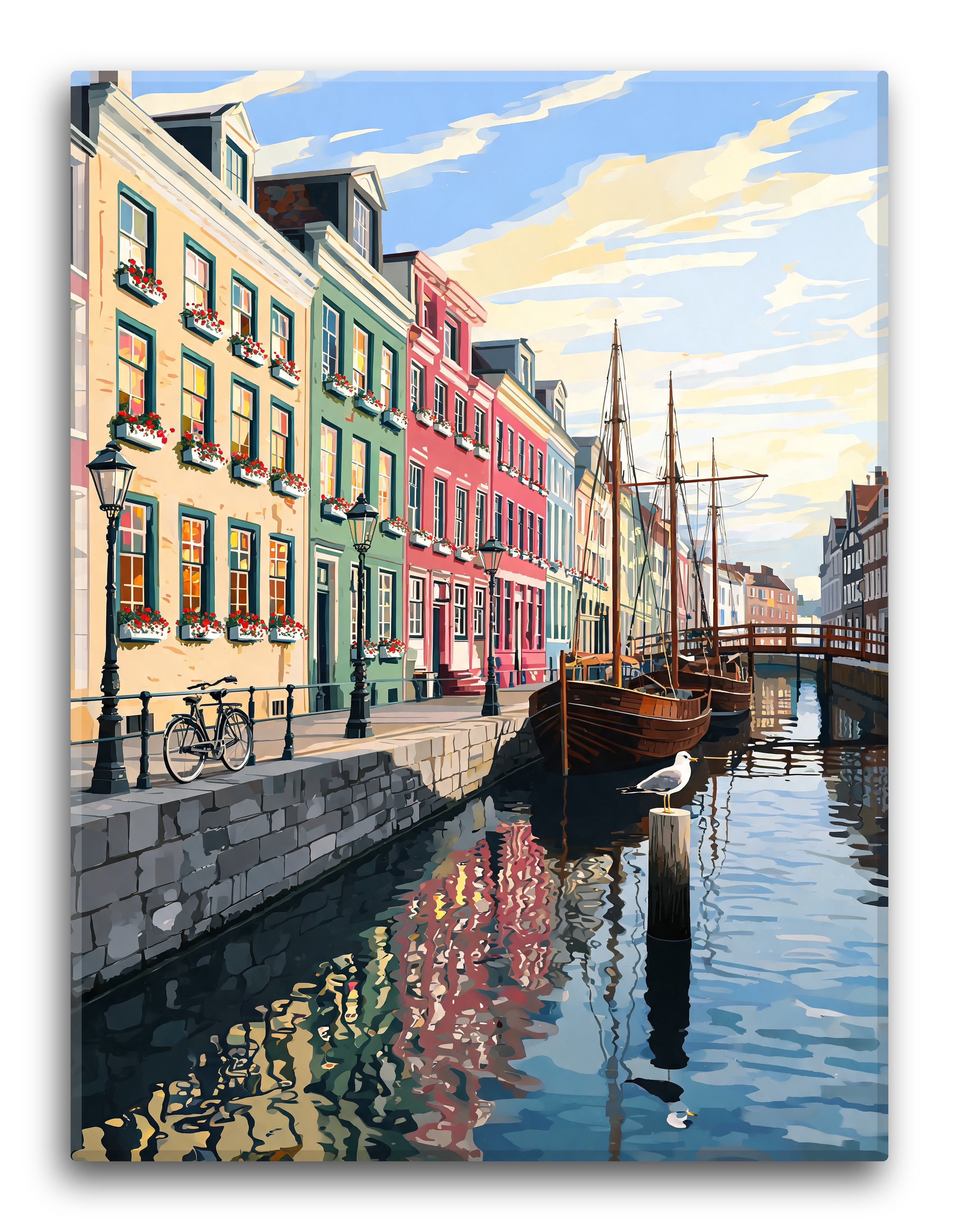 Stockholm Pastel Quay