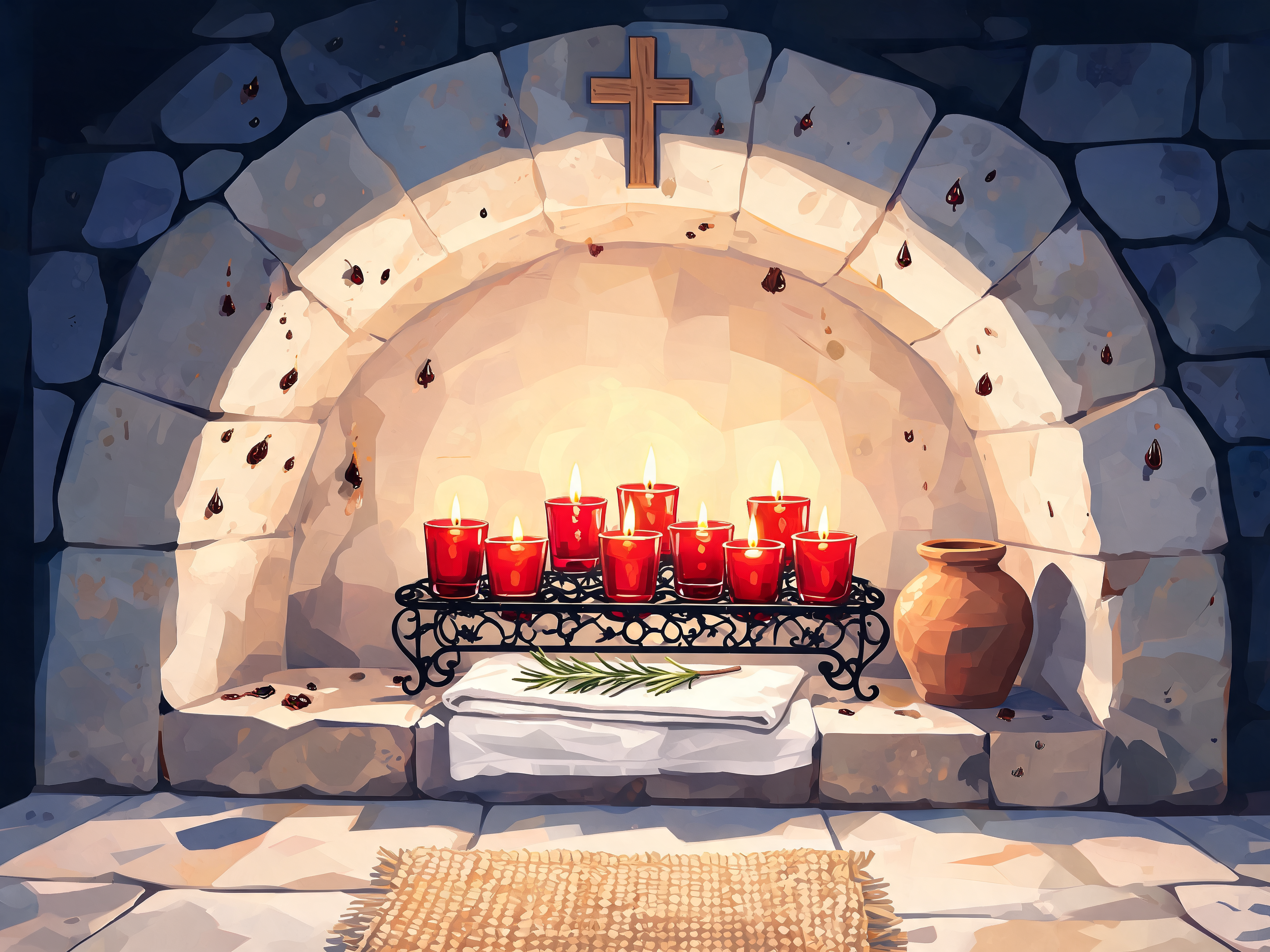 Stone Niche Candles