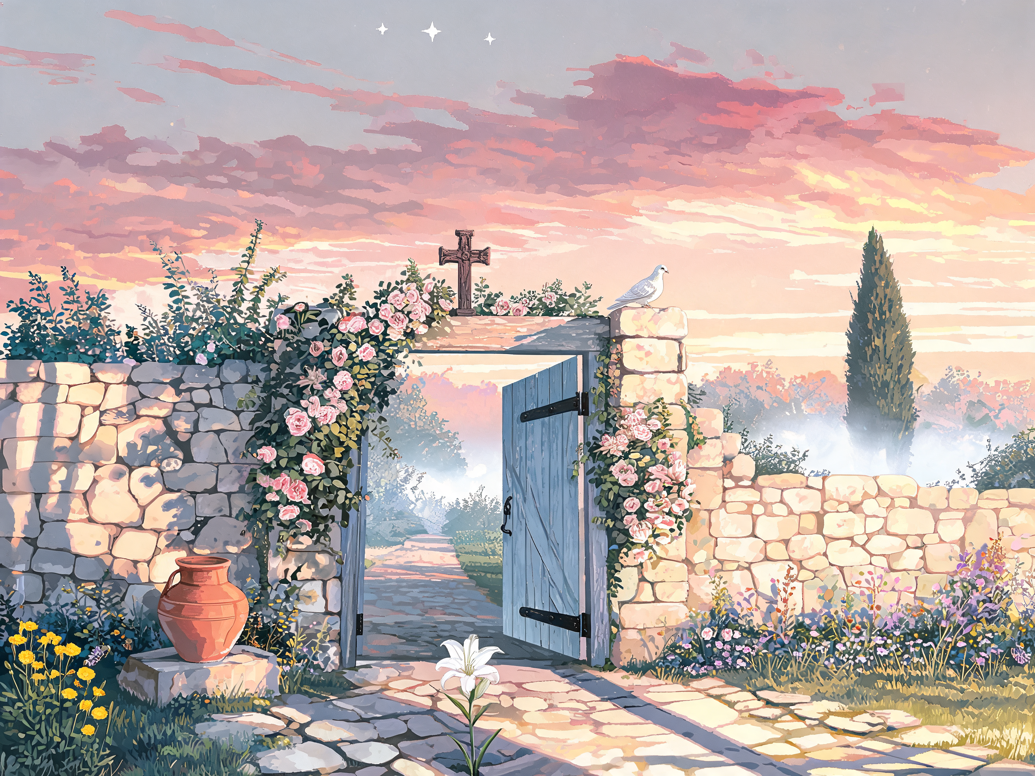 Stone Wall Threshold