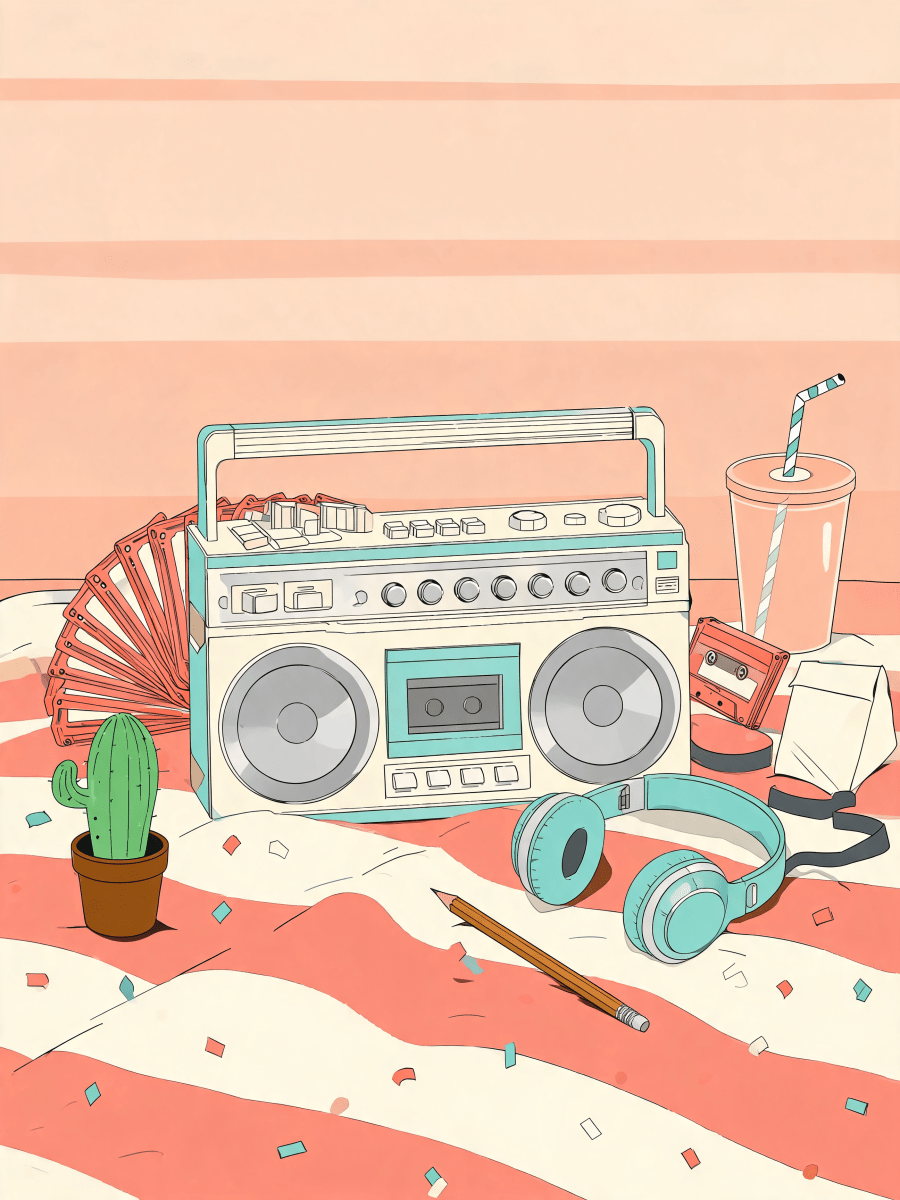 Sunlit Cassette Anthem - Escape by Numbers