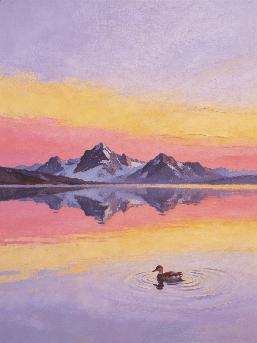 Sunset Duck - Escape by Numbers
