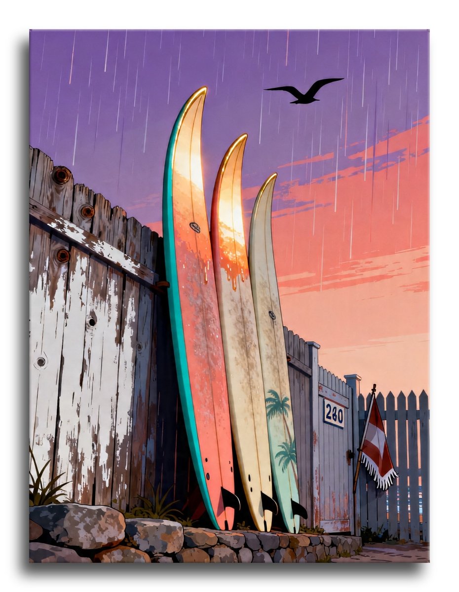 Sunset Surf Trio - Escape by Numbers