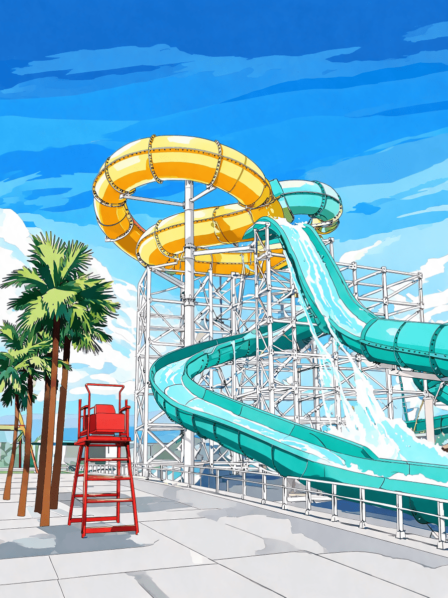 Sunshine Slide Tower - Escape by Numbers