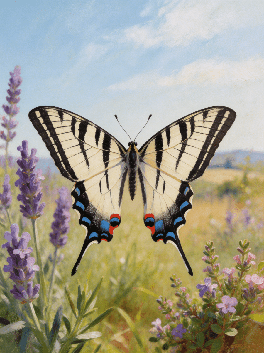 Swallowtail Butterfly Spread - Escape by Numbers