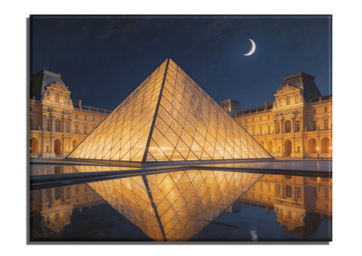 The Glass Pyramid of the Louvre - Escape by Numbers