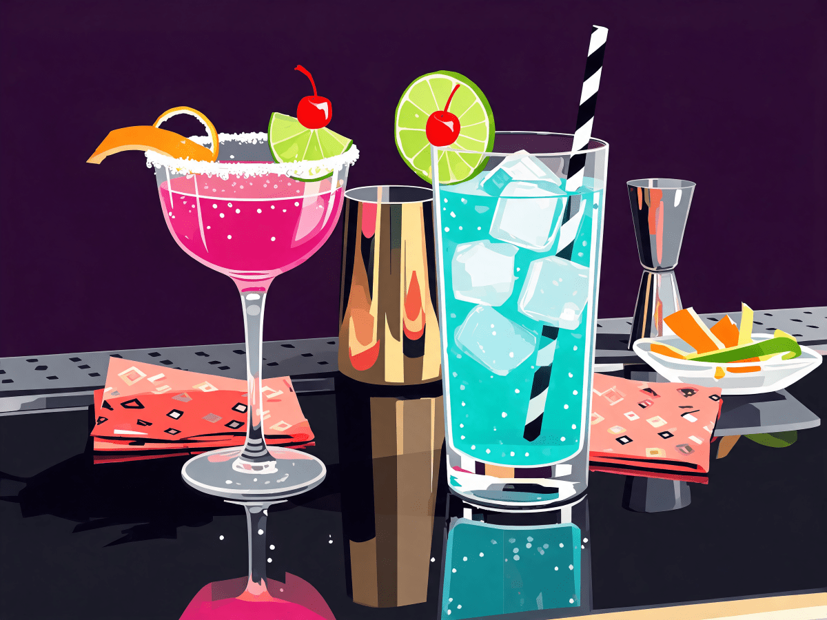 Twin Cocktail Bartop - Escape by Numbers