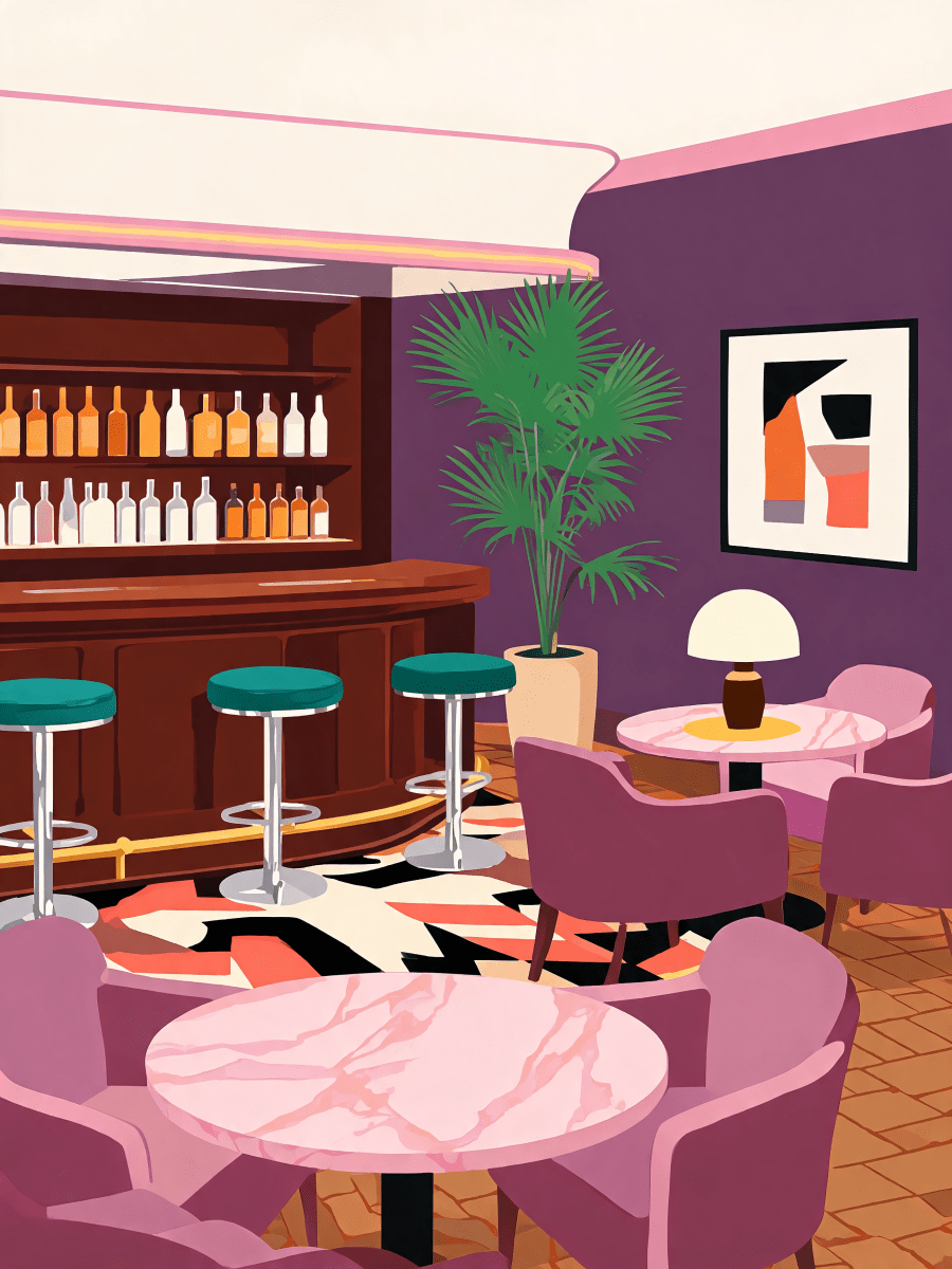 Velvet Lounge Corner - Escape by Numbers