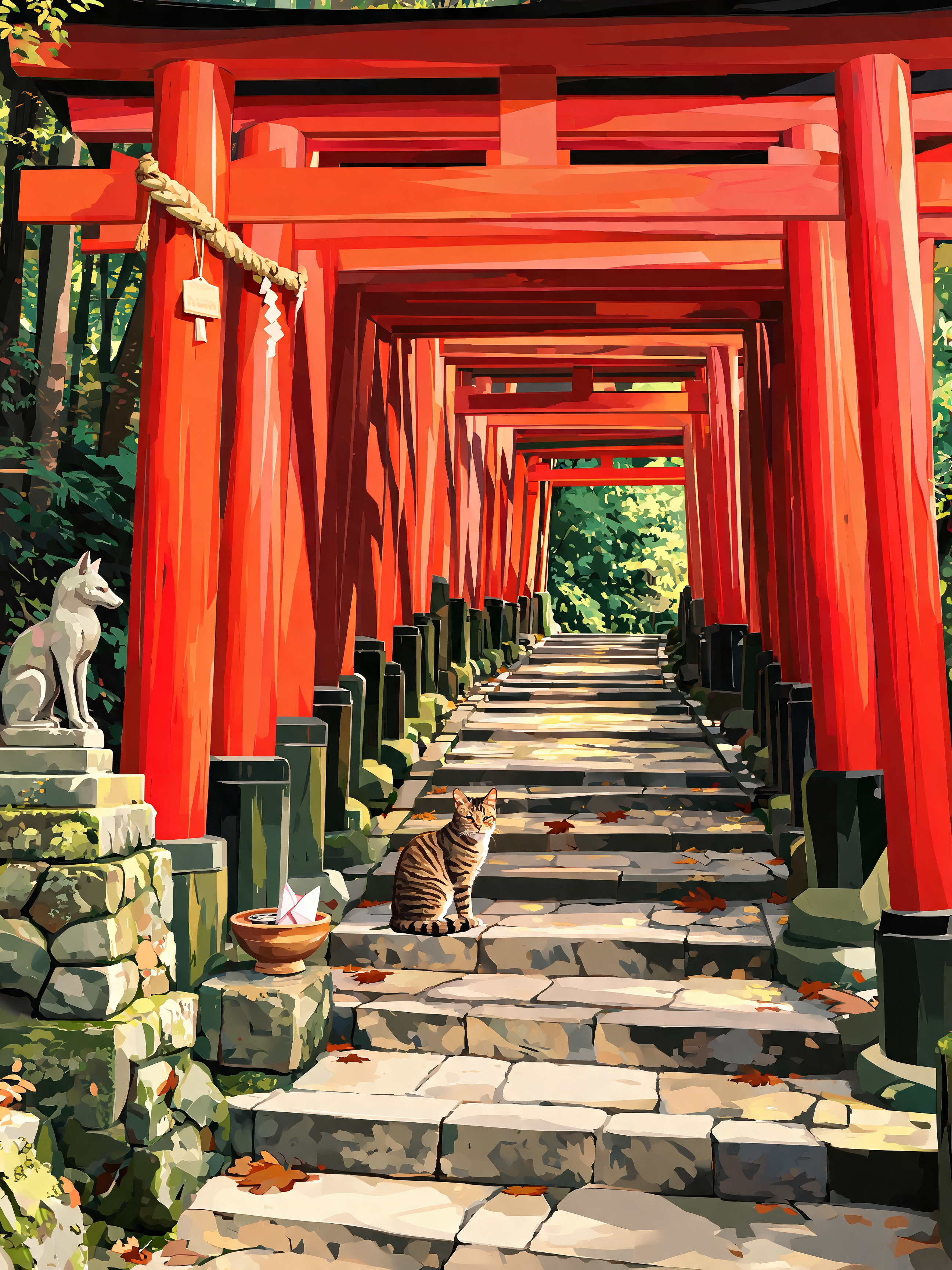 Vermilion Torii Tunnel