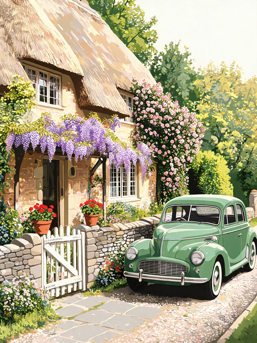 Wisteria Cottage Lane - Escape by Numbers