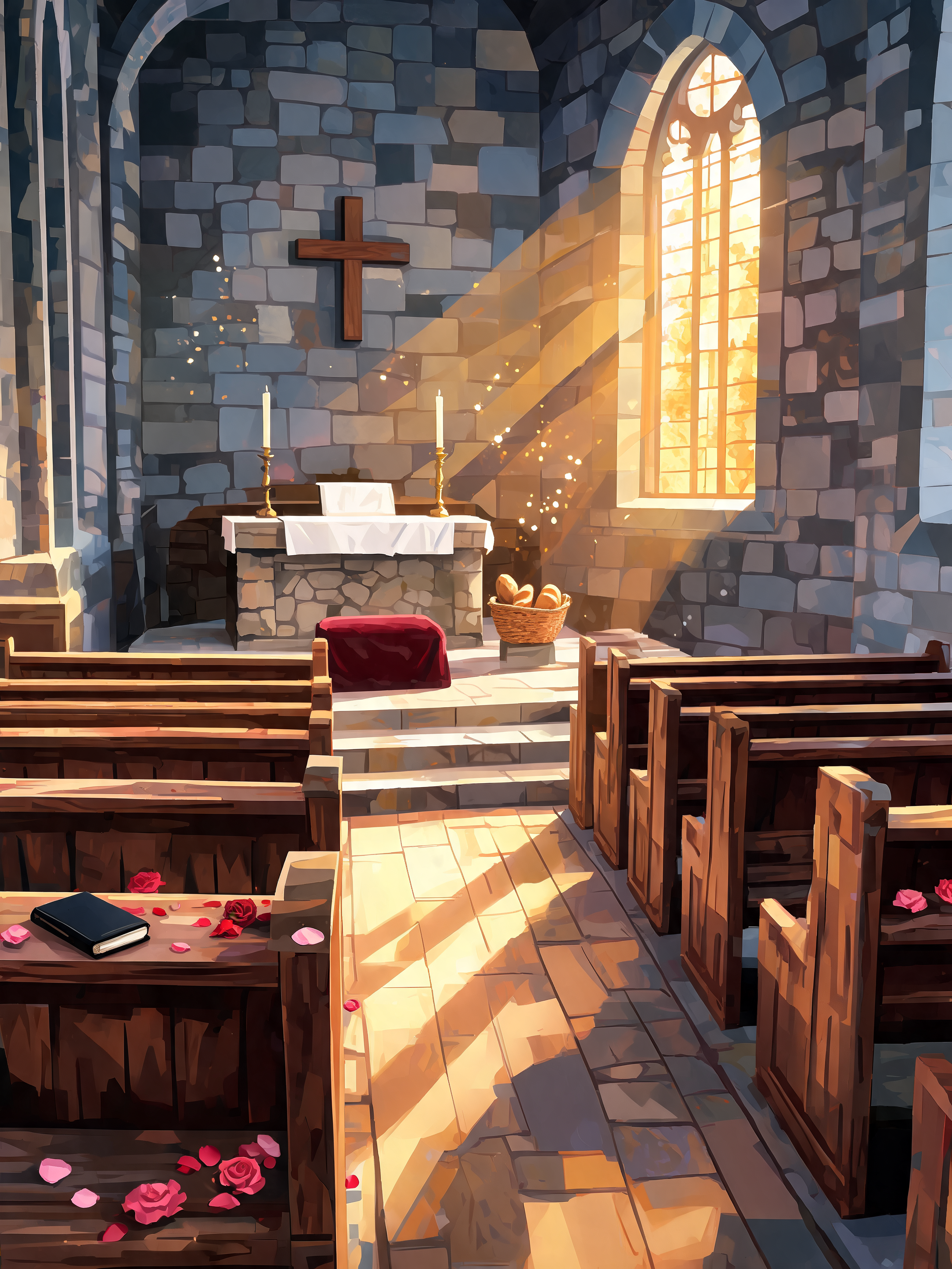 Wooden Pew Chapel