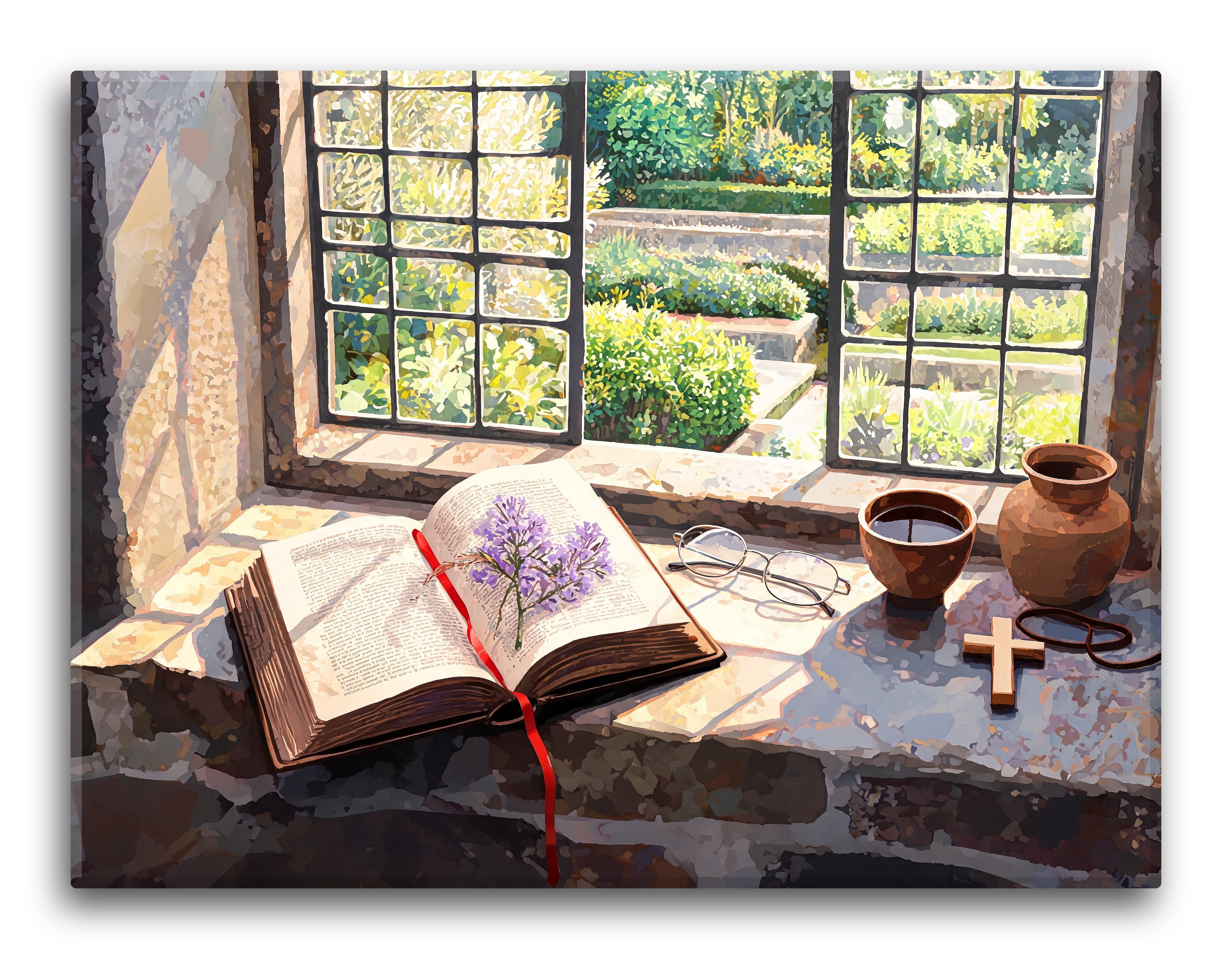 Worn Book Morning