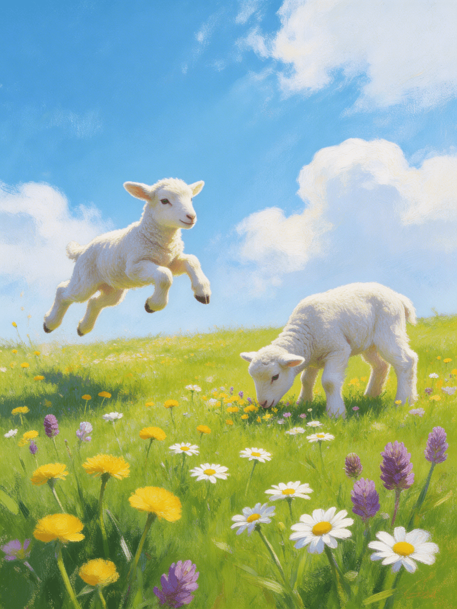 Young Spring Lambs - Escape by Numbers