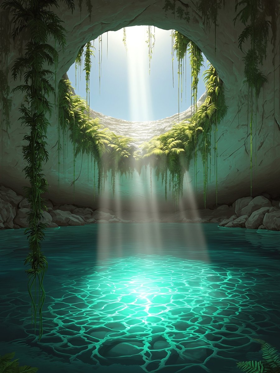 Yucatan Cenote - Escape by Numbers