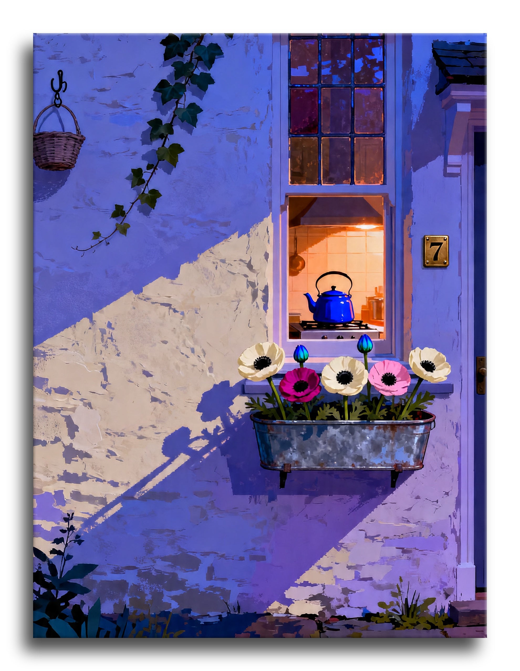 Anemone Window Hour framed preview