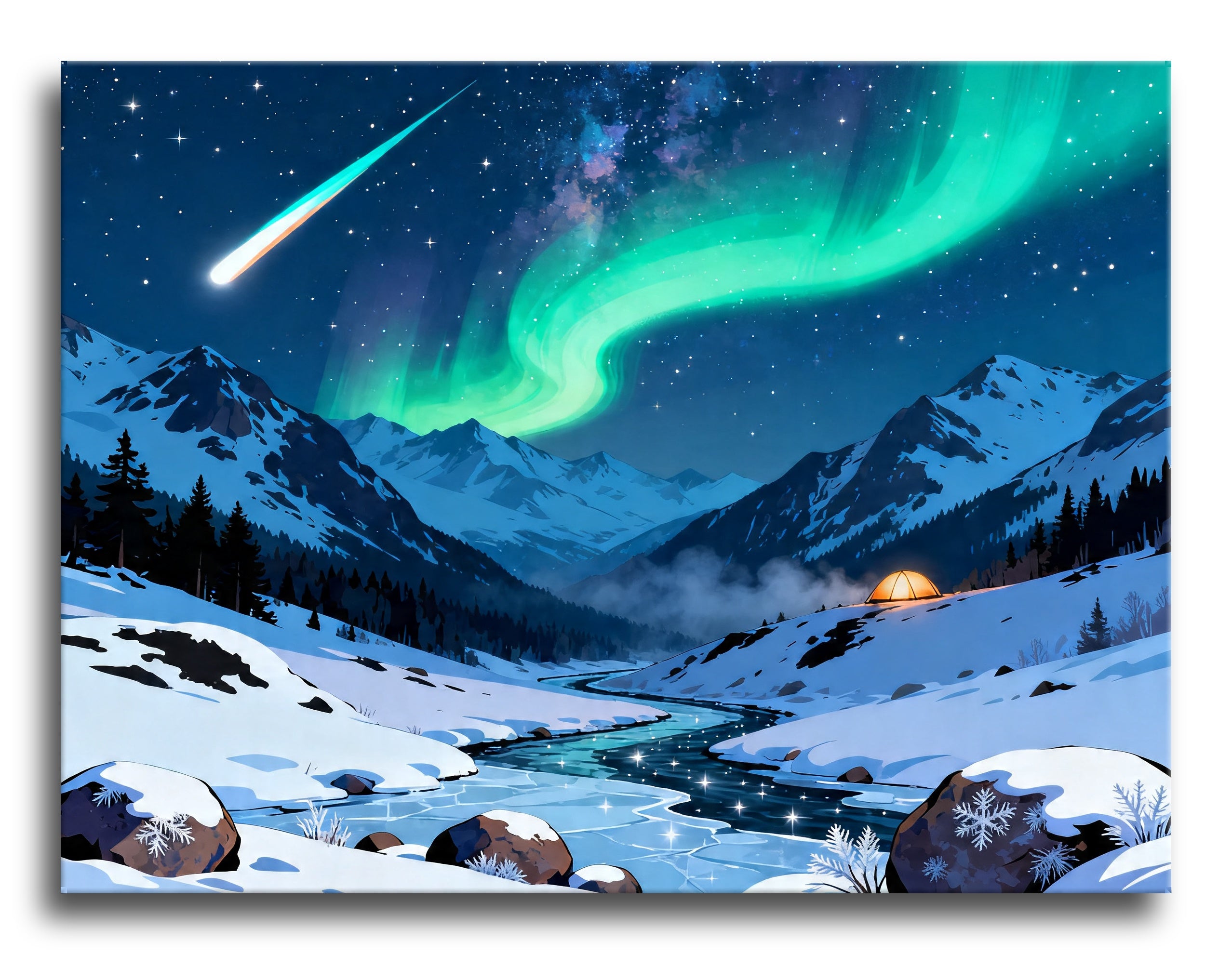 Aurora Meteor Tent framed preview