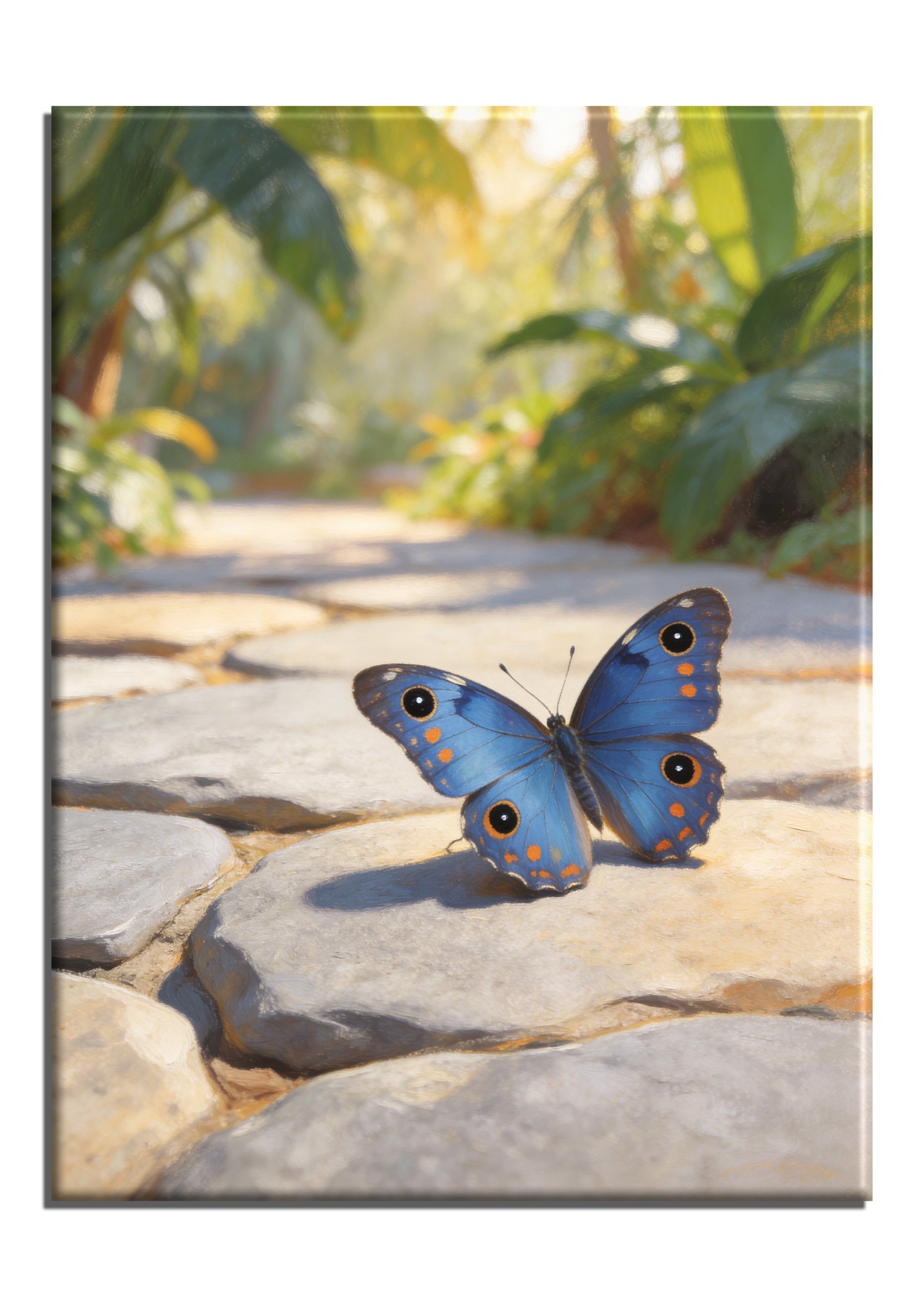 Blue Pansy Butterfly