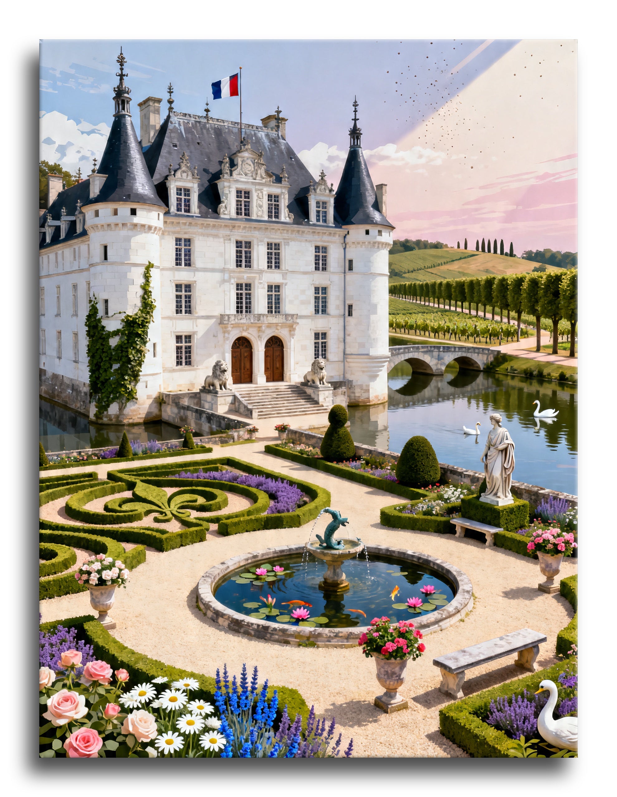 Chateau Swan Gardens framed preview