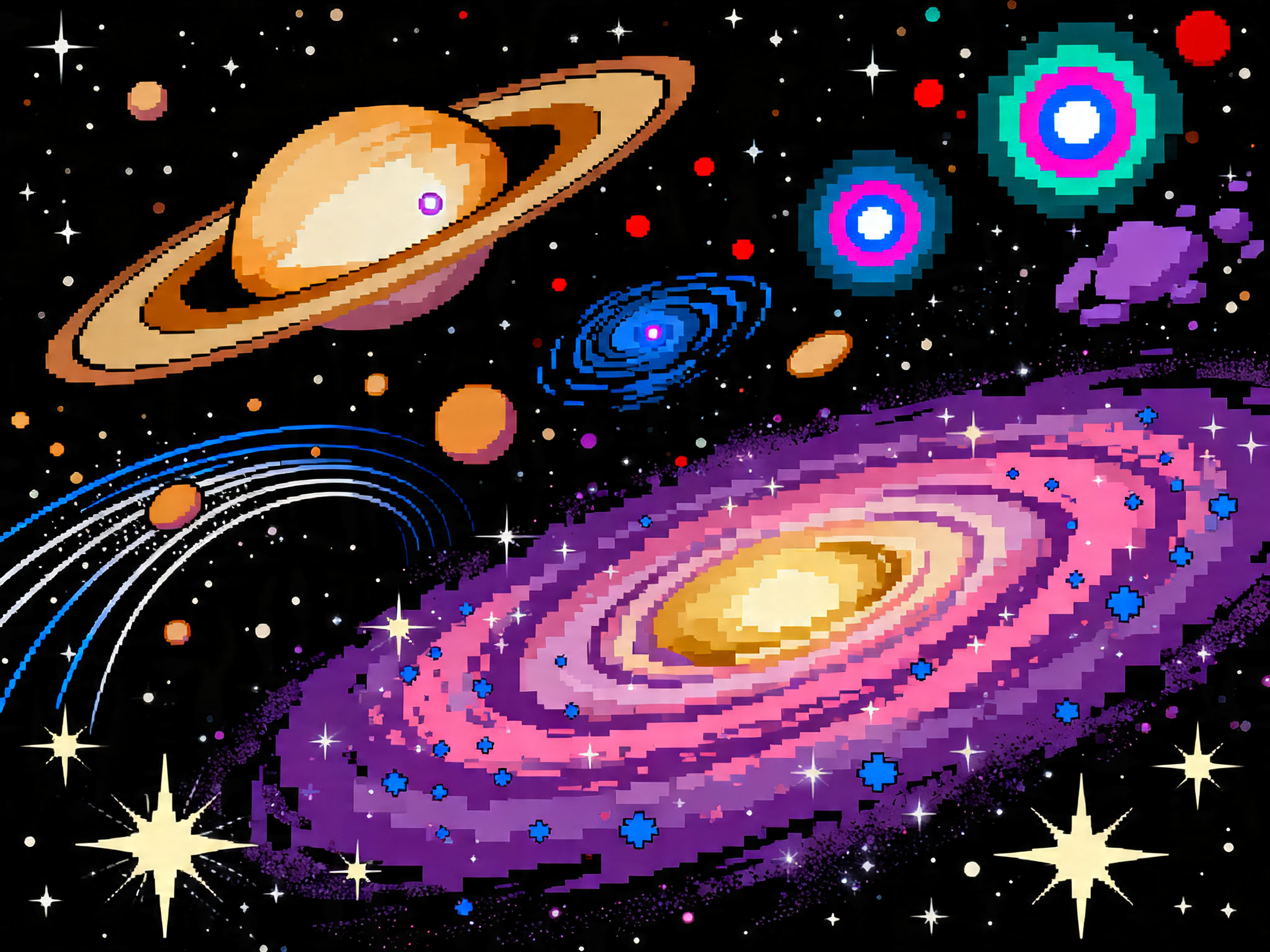 Cosmic Playground painting