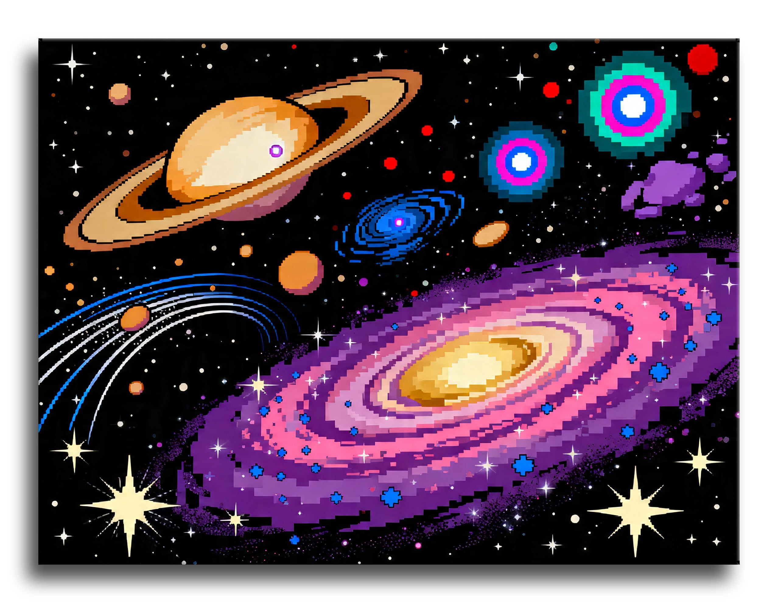 Cosmic Playground framed preview