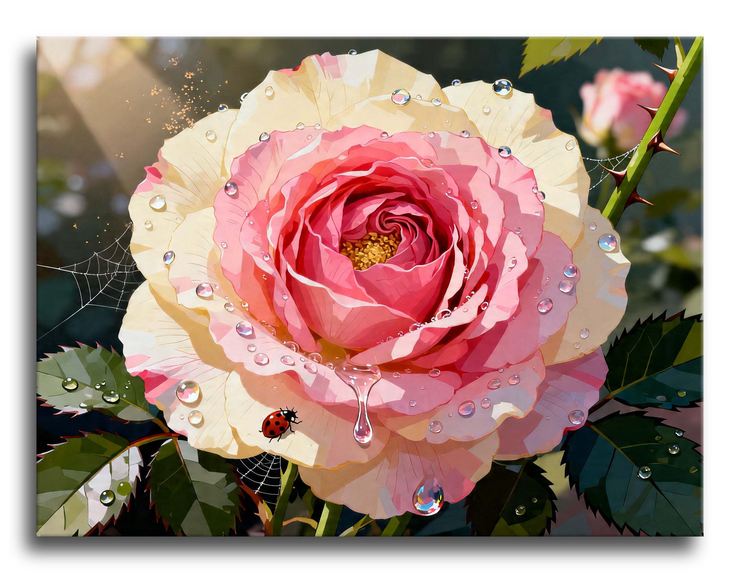 Dewdrop Rose framed preview