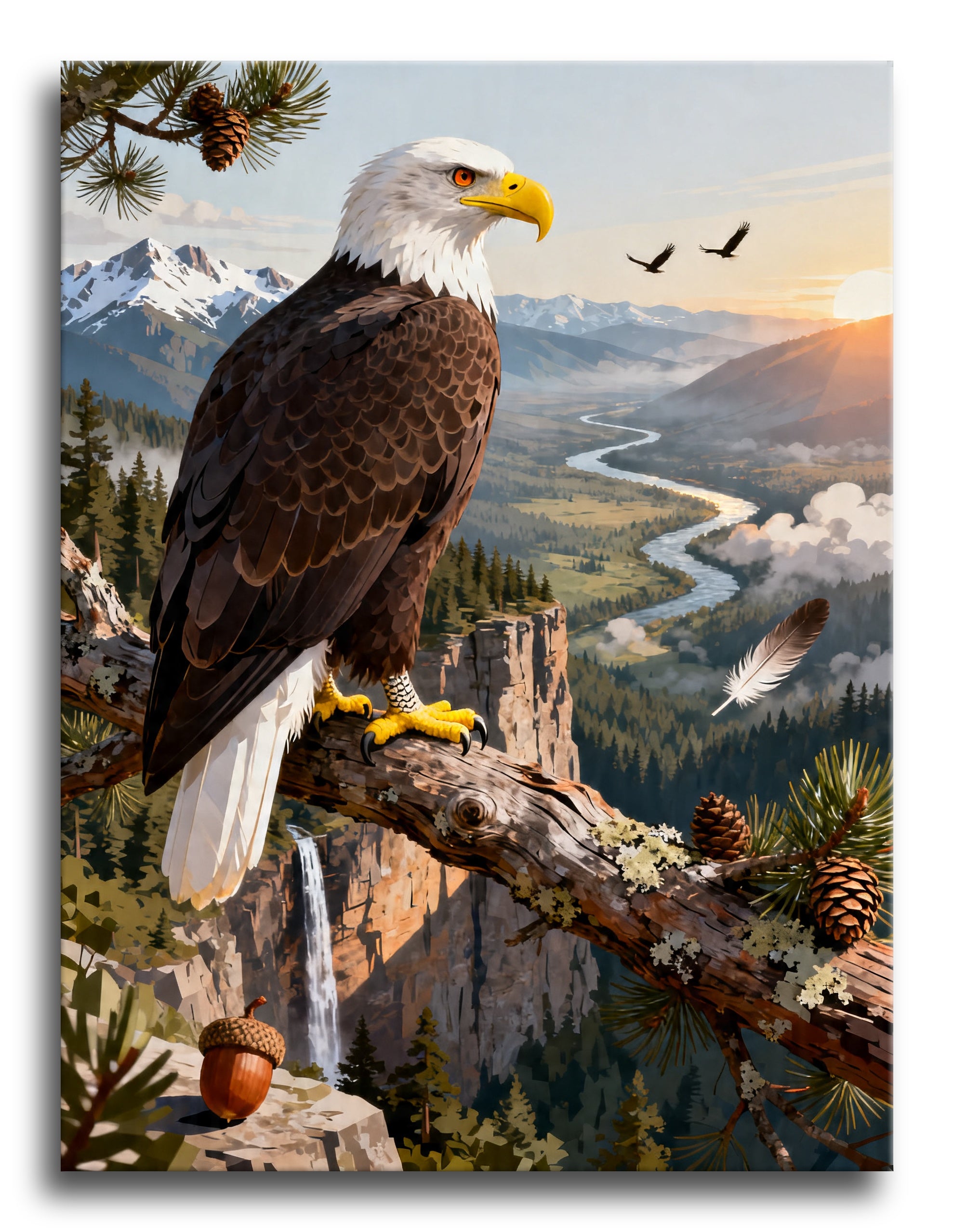 Eagle Canyon Perch framed preview