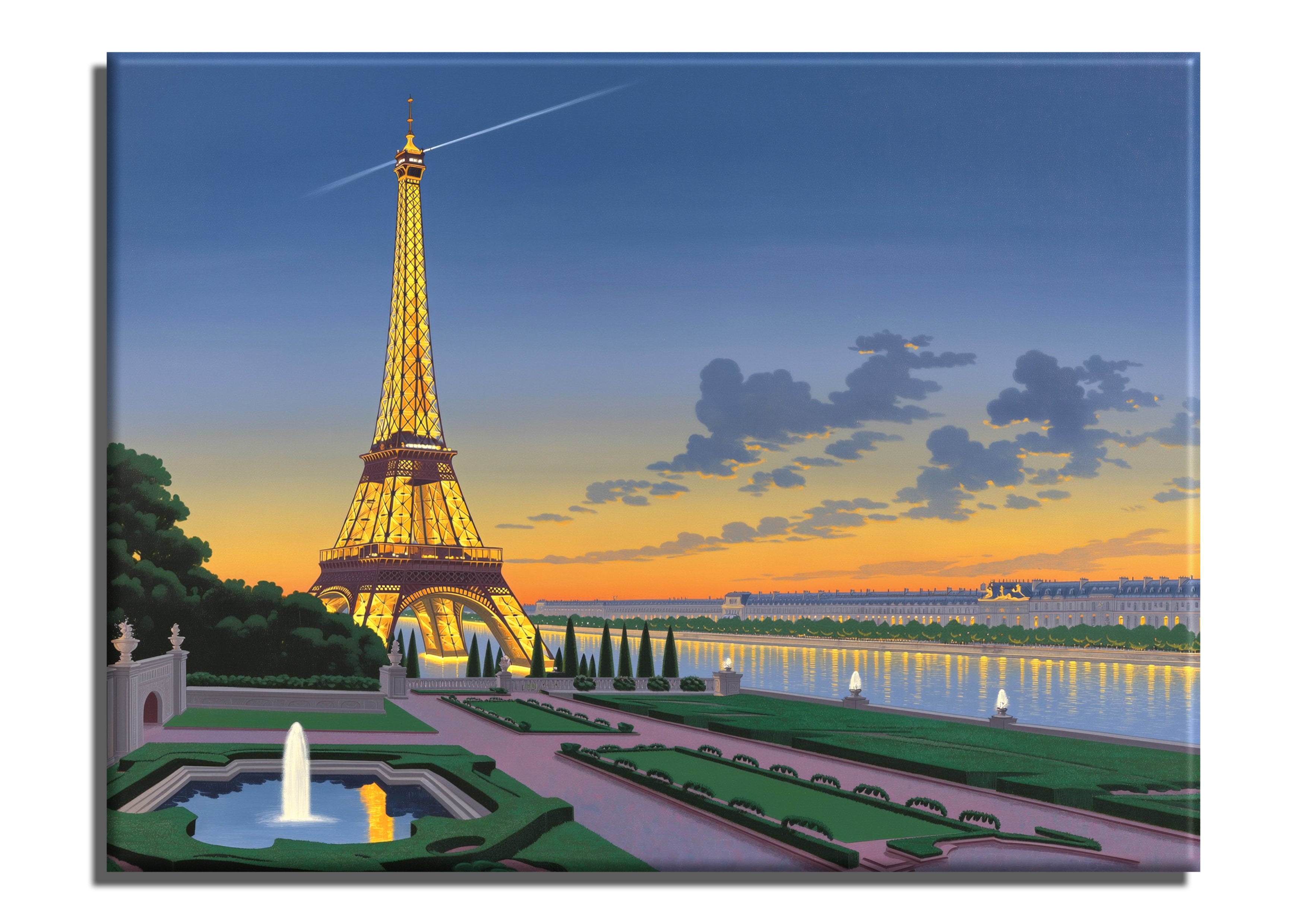 Eiffel Tower at Twilight