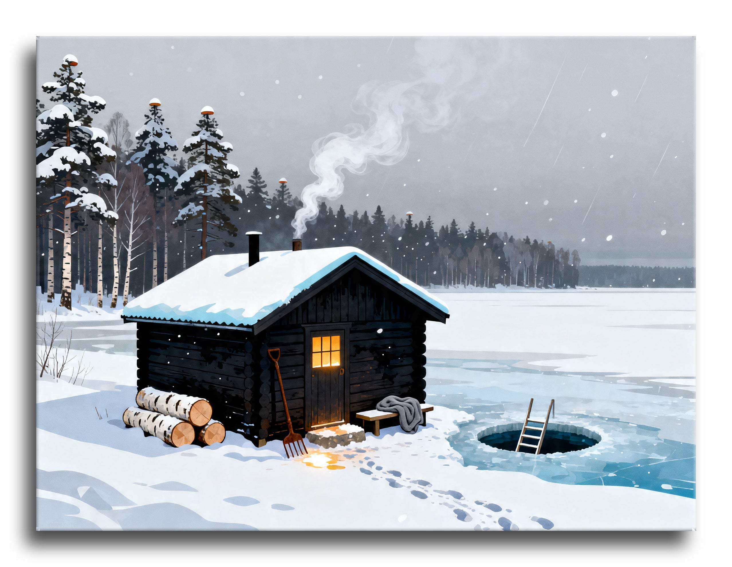 Finnish Ice Sauna framed preview