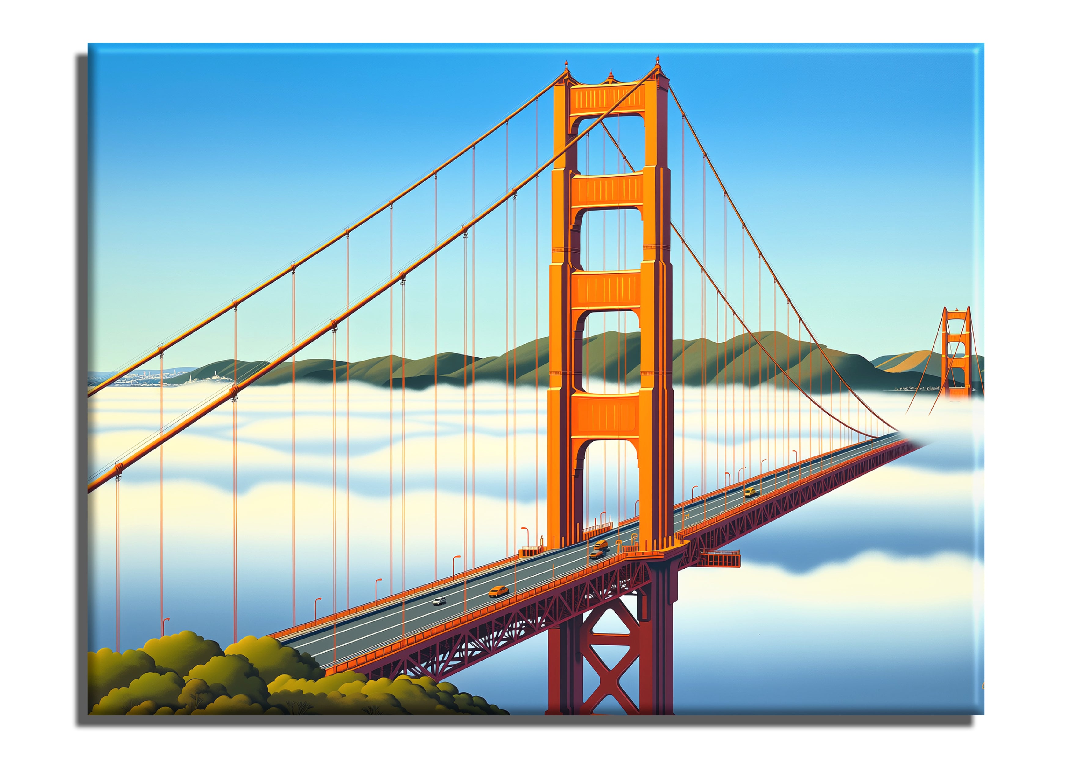 Golden Gate Bridge in Fog