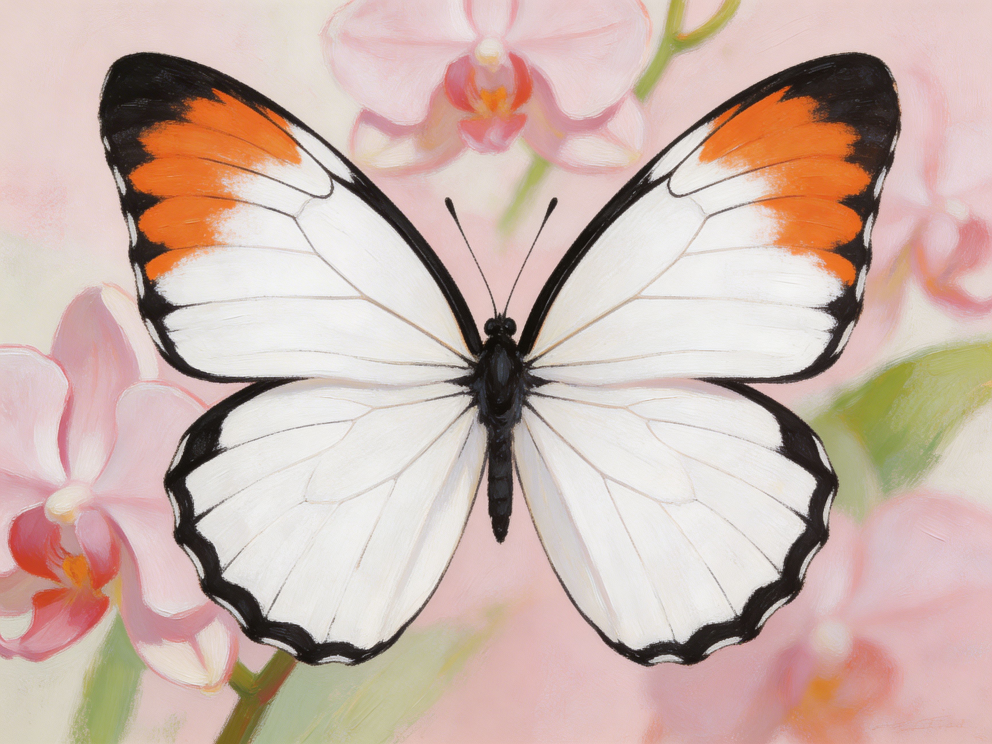 Great Orange Tip Butterfly