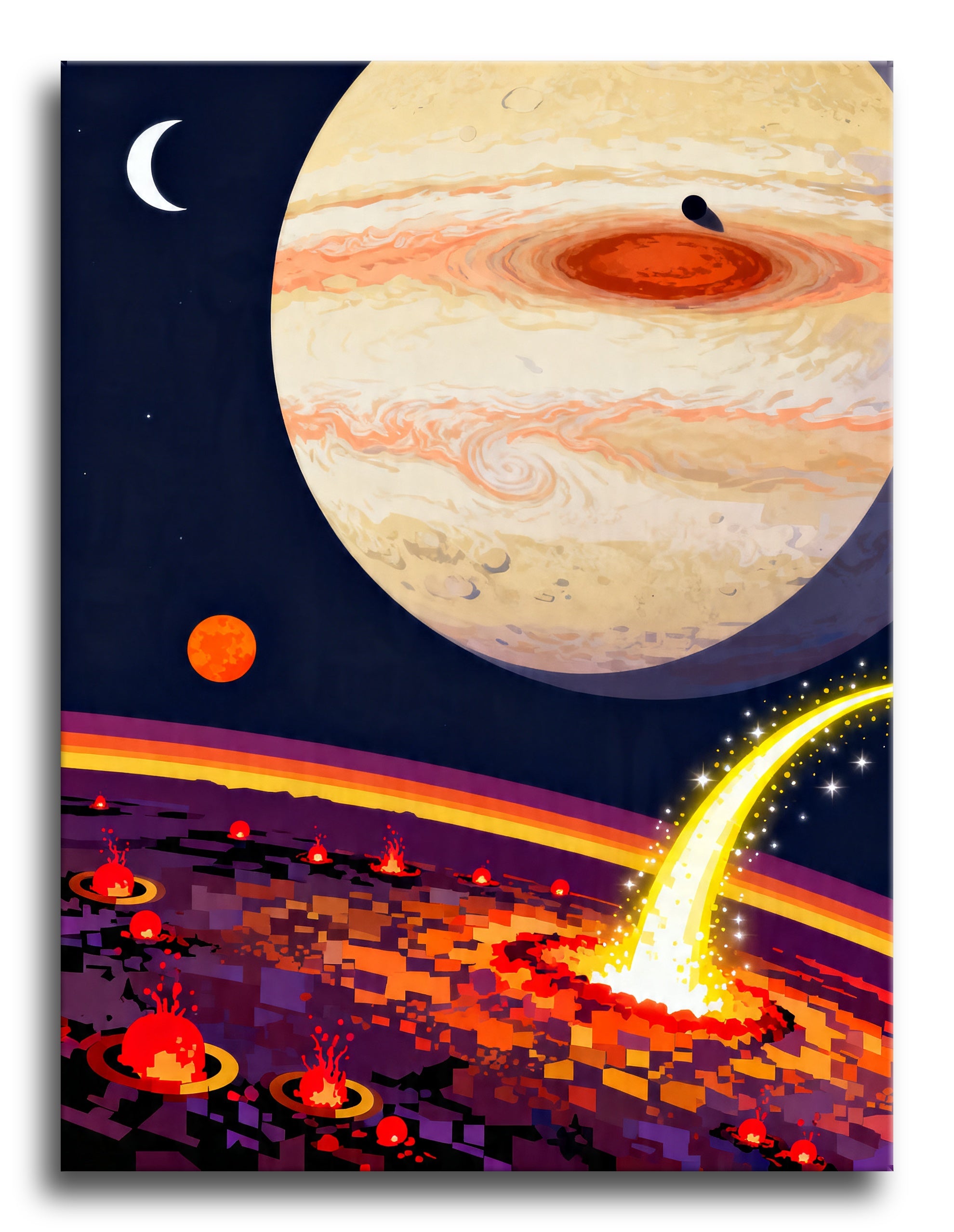 Jupiter Moonrise framed preview