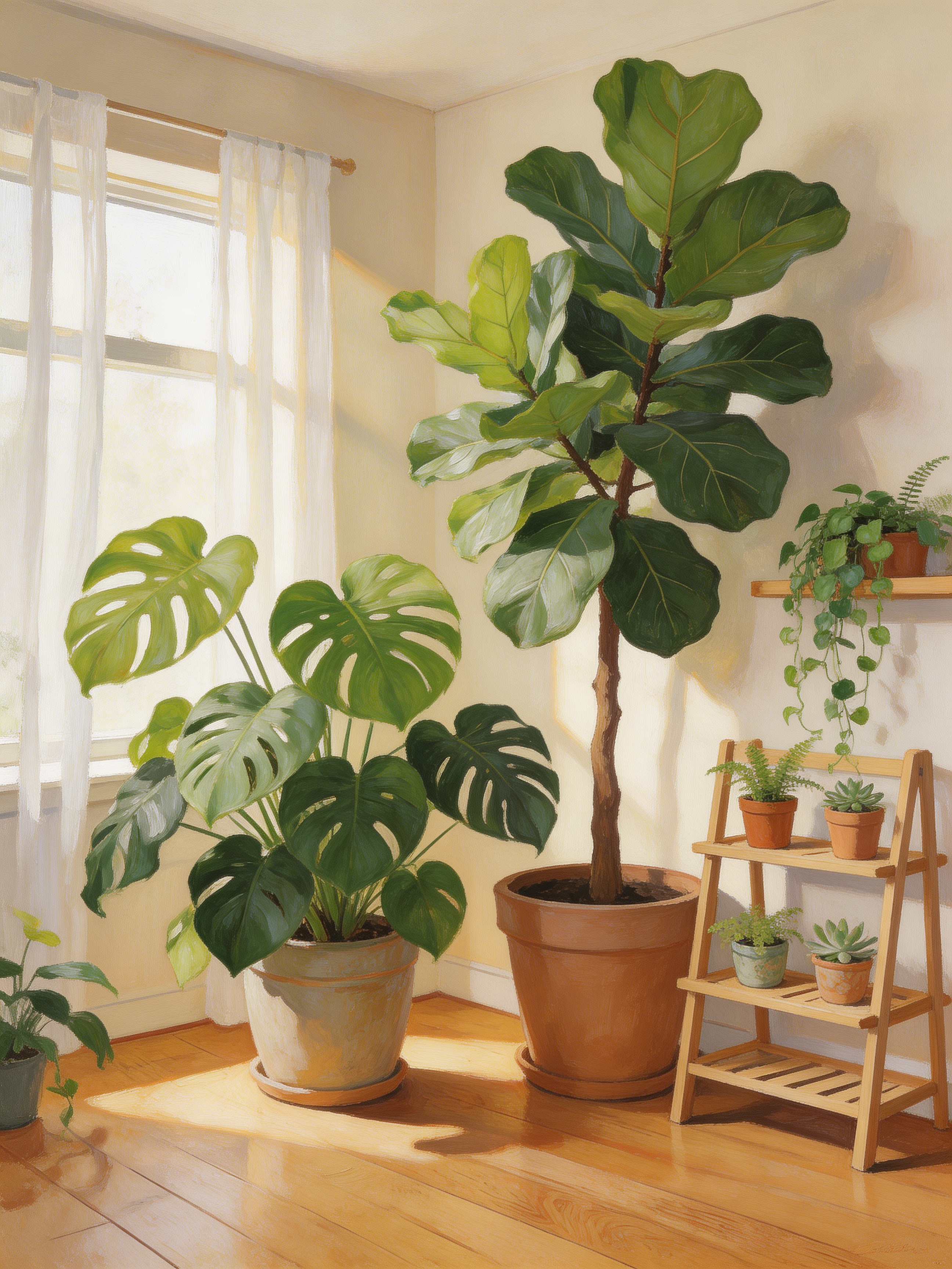Lush Indoor Plants
