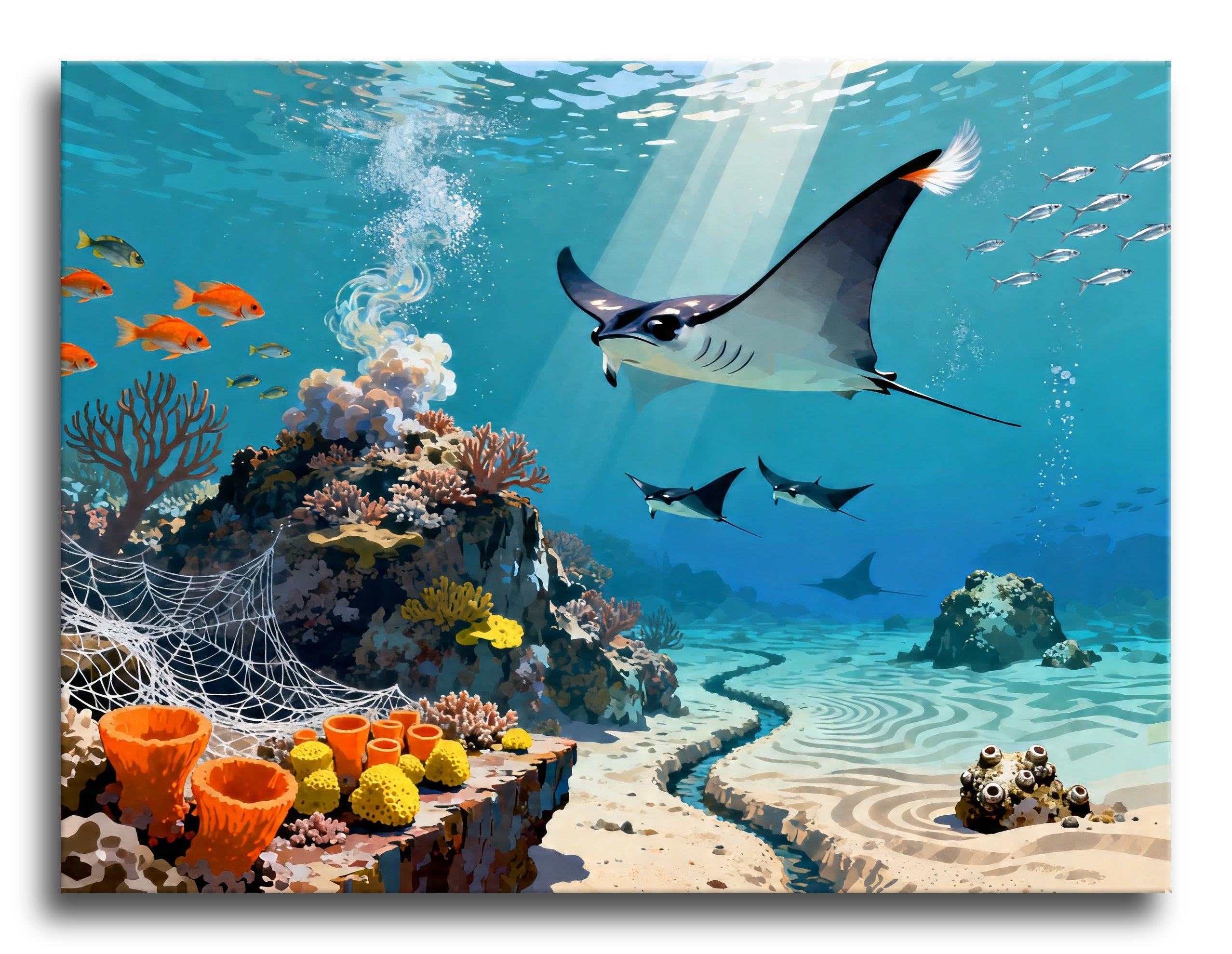 Manta Ray Ballet framed preview