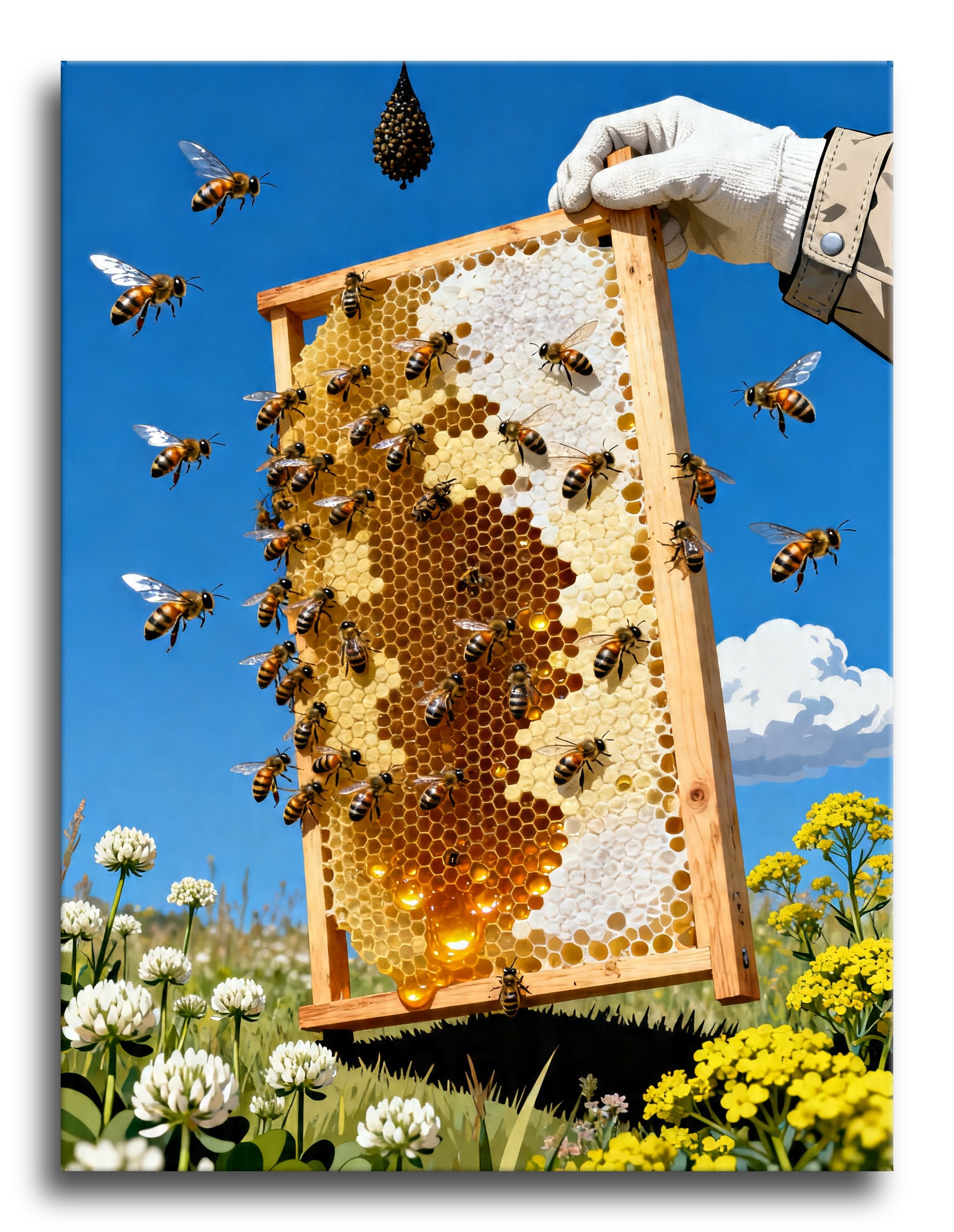 Meadow Beekeeper framed preview