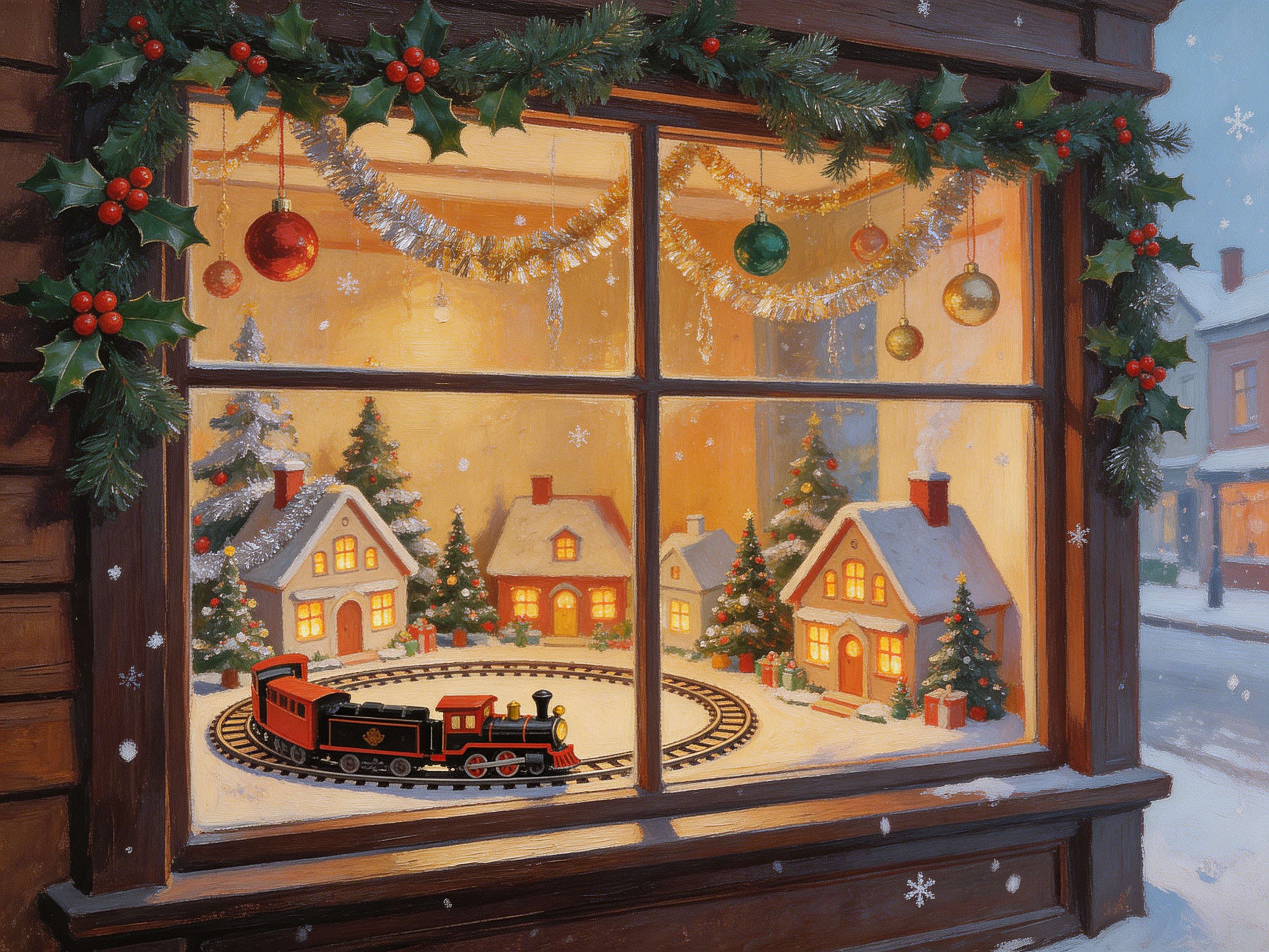 Mini Christmas Village