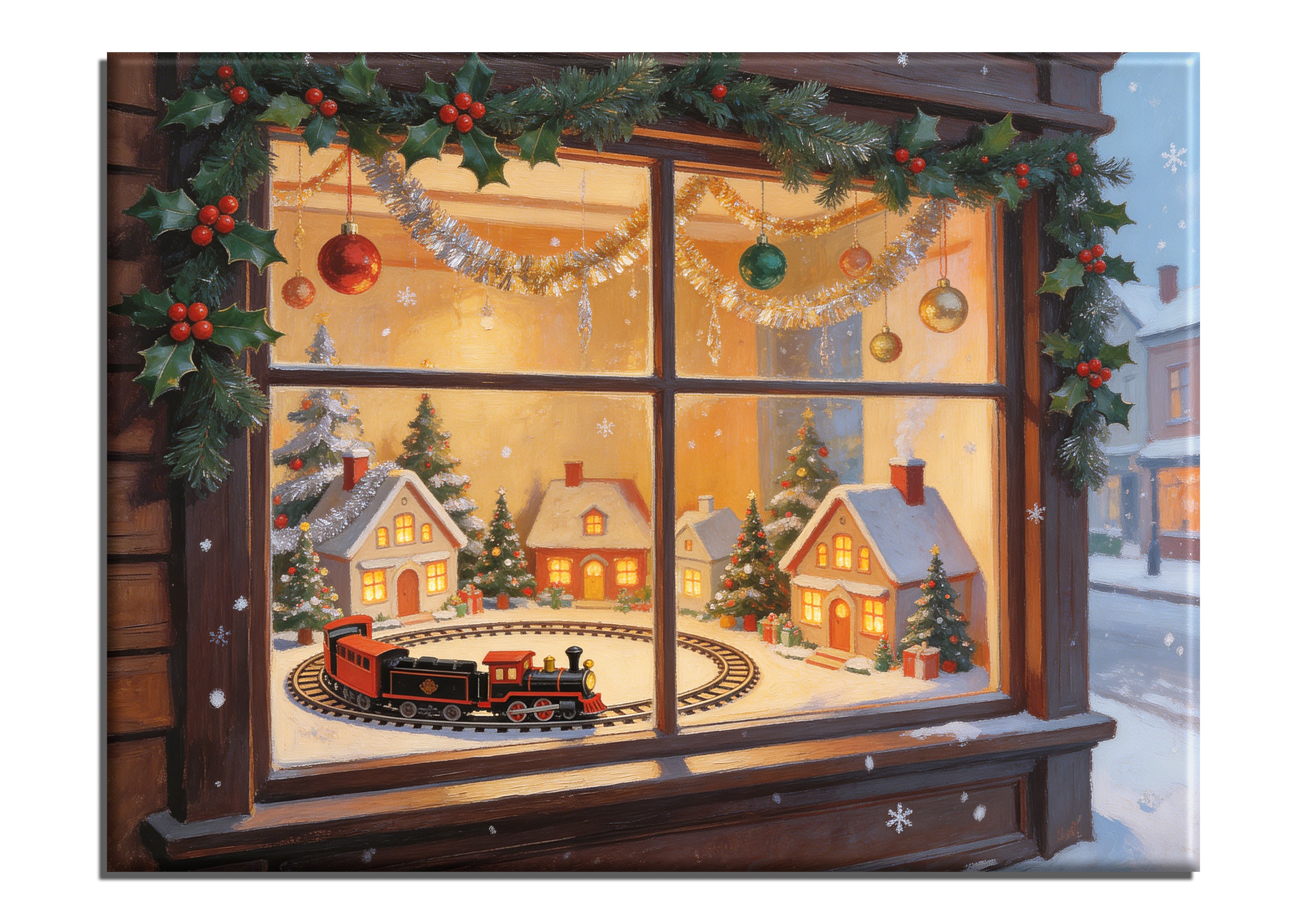 Mini Christmas Village