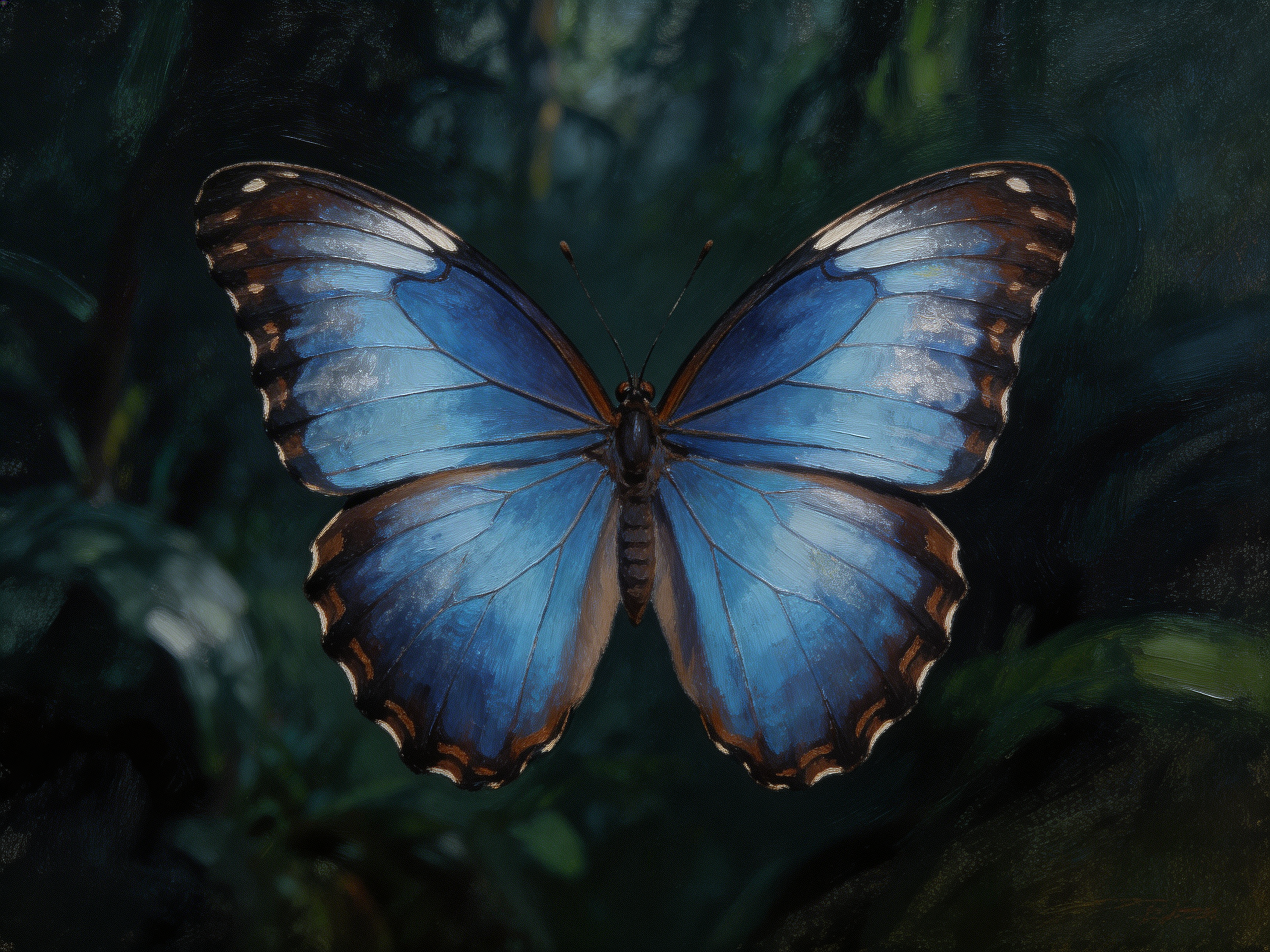 Morpho Cypris Butterfly