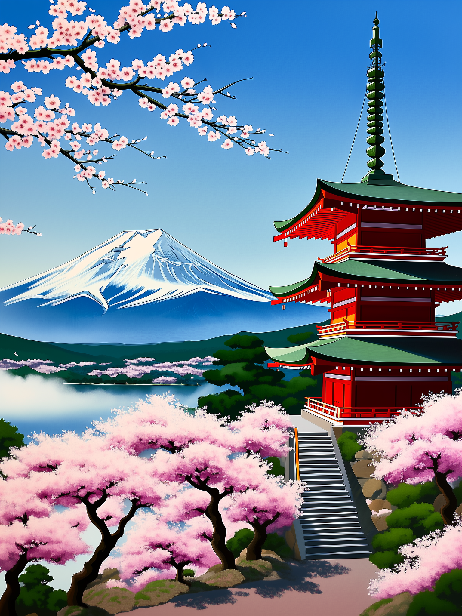 Mount Fiji & Chureito Pagoda