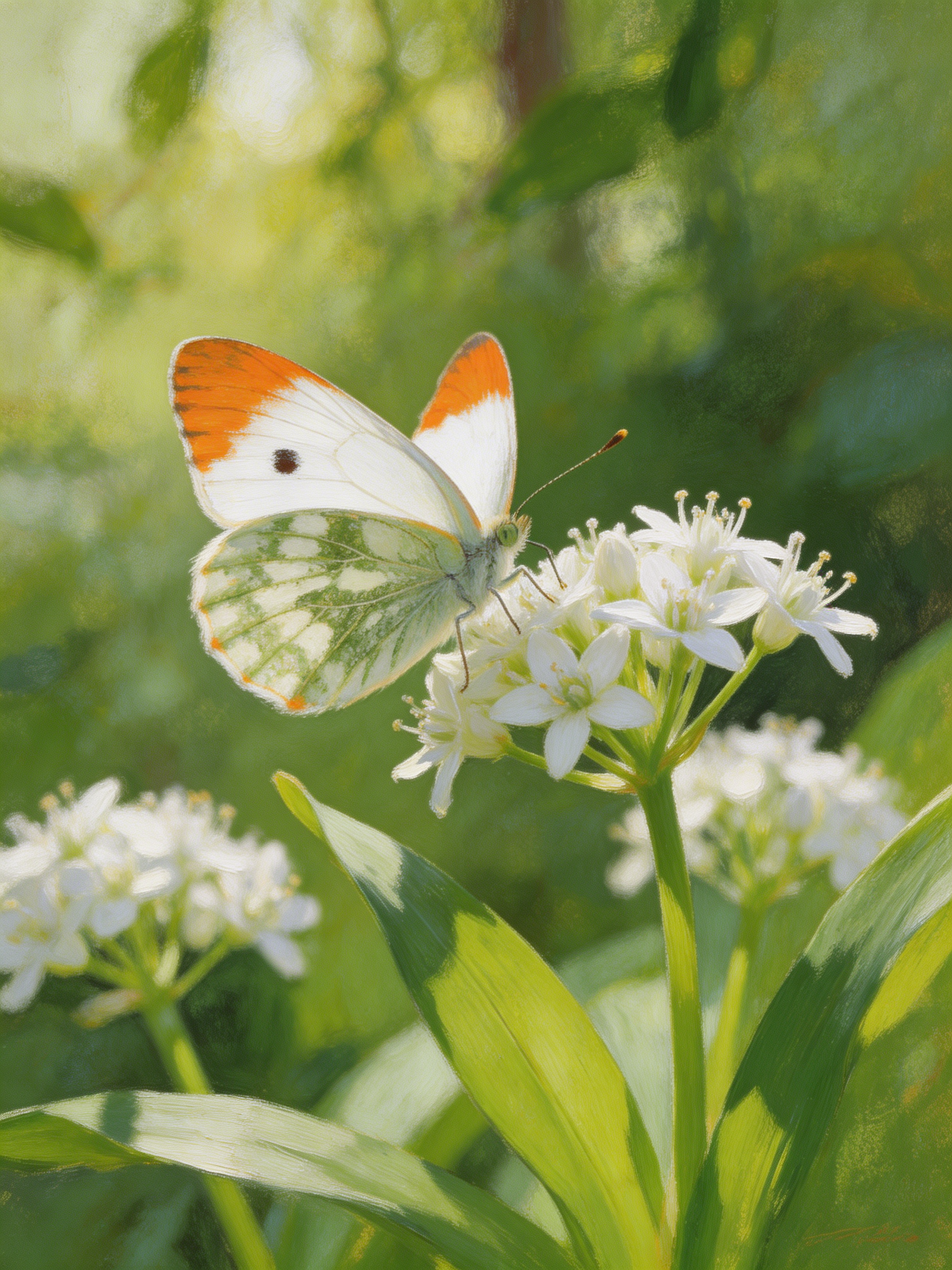 Orange Tip Butterfly