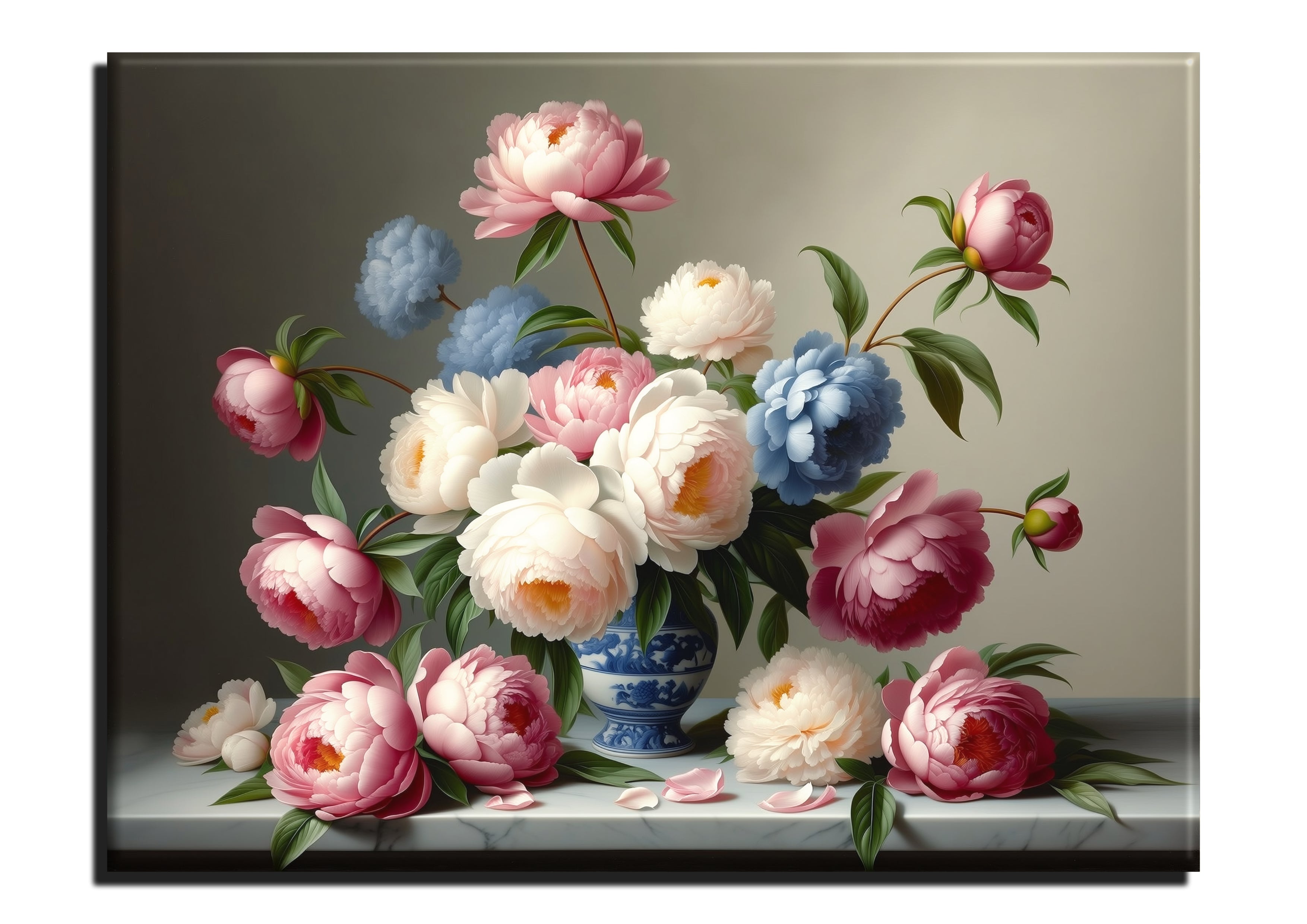 Peonies and a Vase