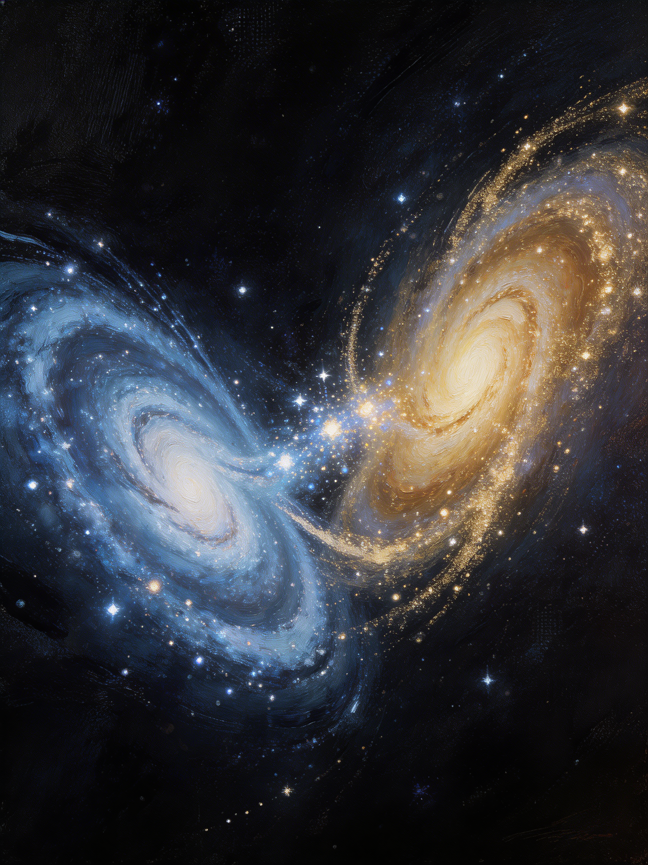 Spiral Galaxy Collision